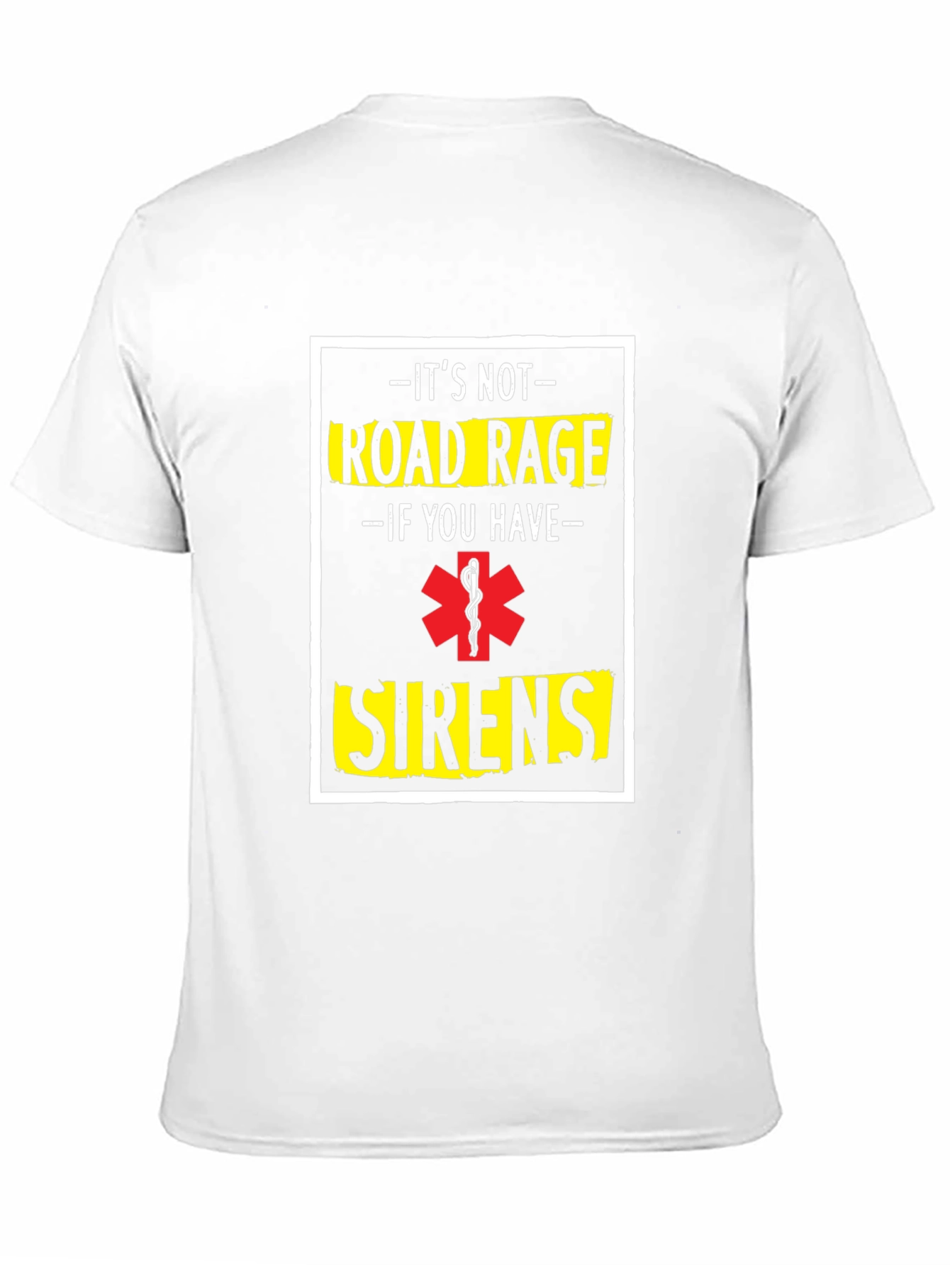 Black Road Rage Sirens T-Shirt view 11