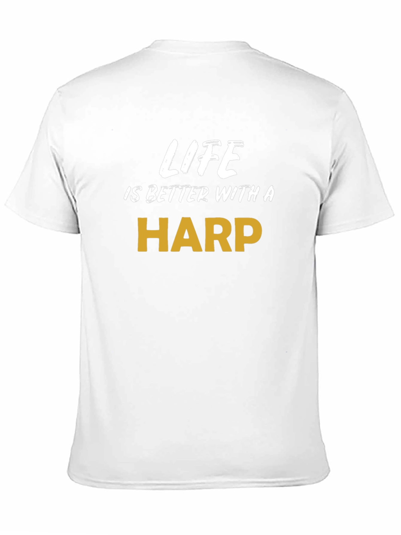 Black Life is Better with a Harp - Graphic Tee view 11