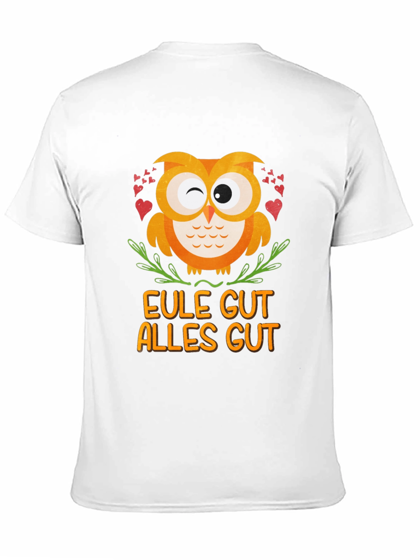 Black Eule Gut Alles Gut Owl T-Shirt - Black view 11