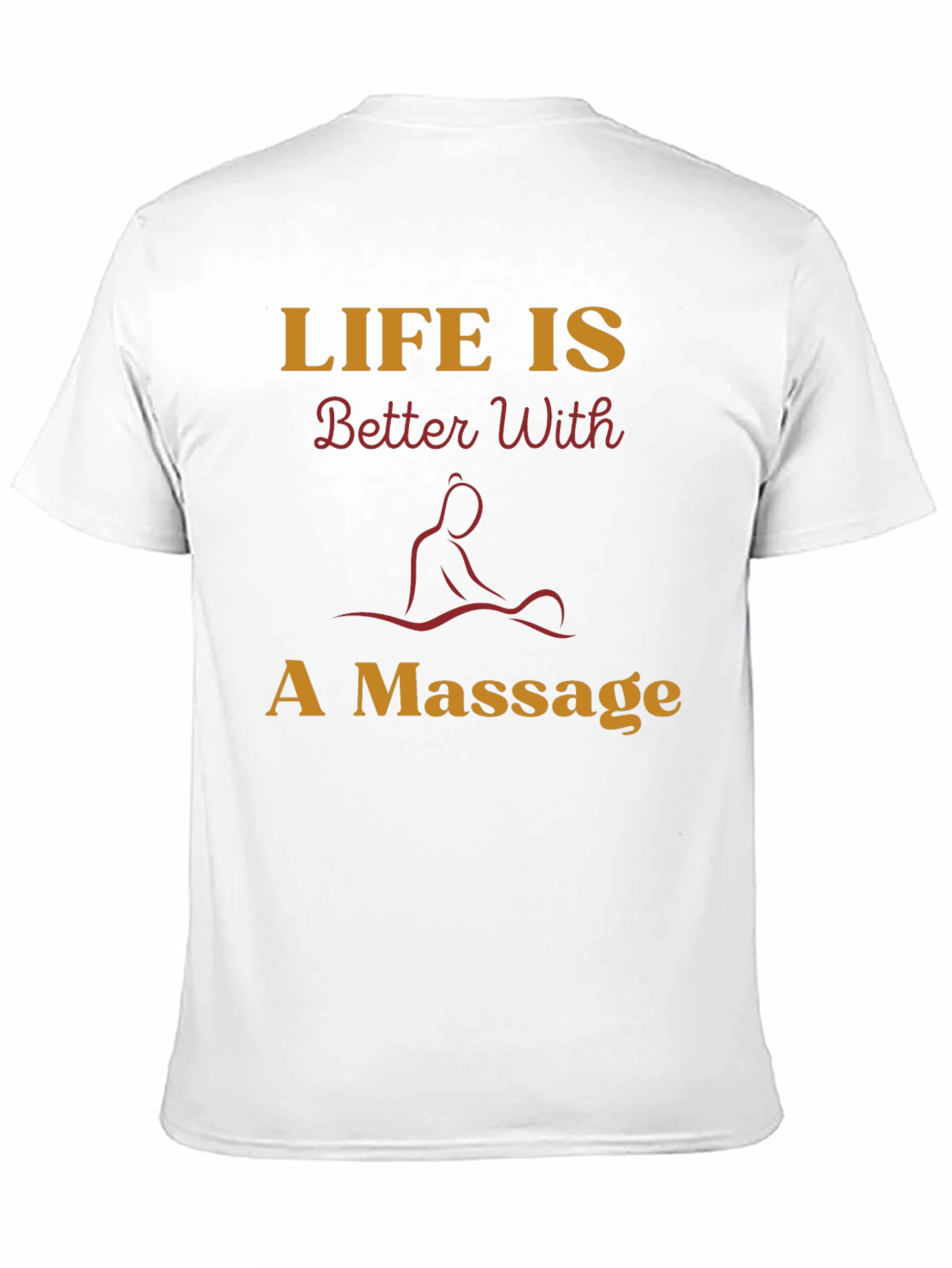 Black Life is Better With A Massage Graphic T-Shirt view 11