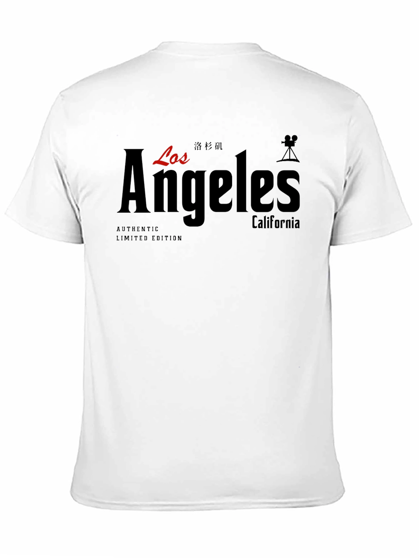 Los Angeles Black Graphic T-Shirt - Authentic Limited Edition - 11