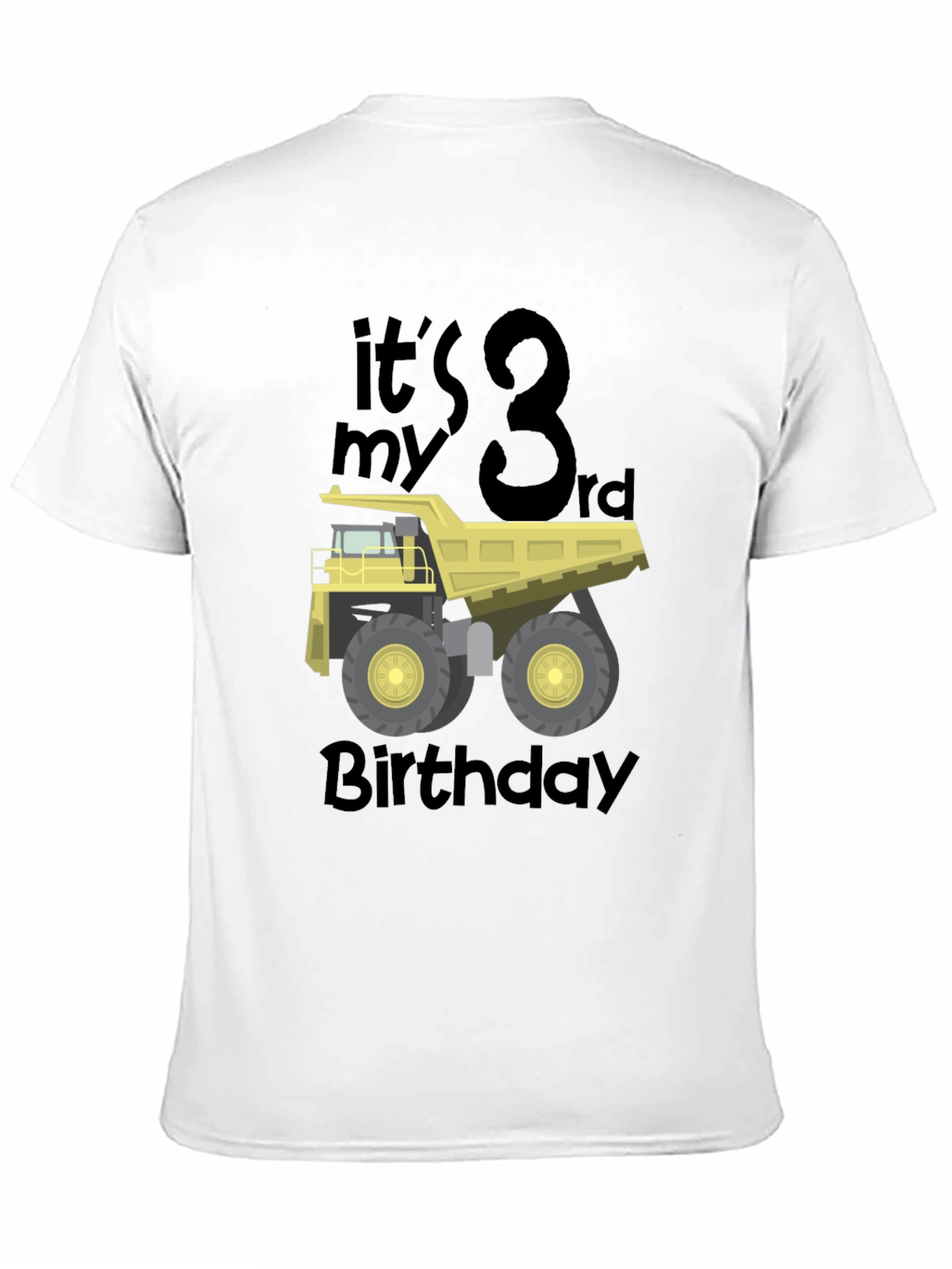 It's My 3rd Birthday Dump Truck T-Shirt - 11