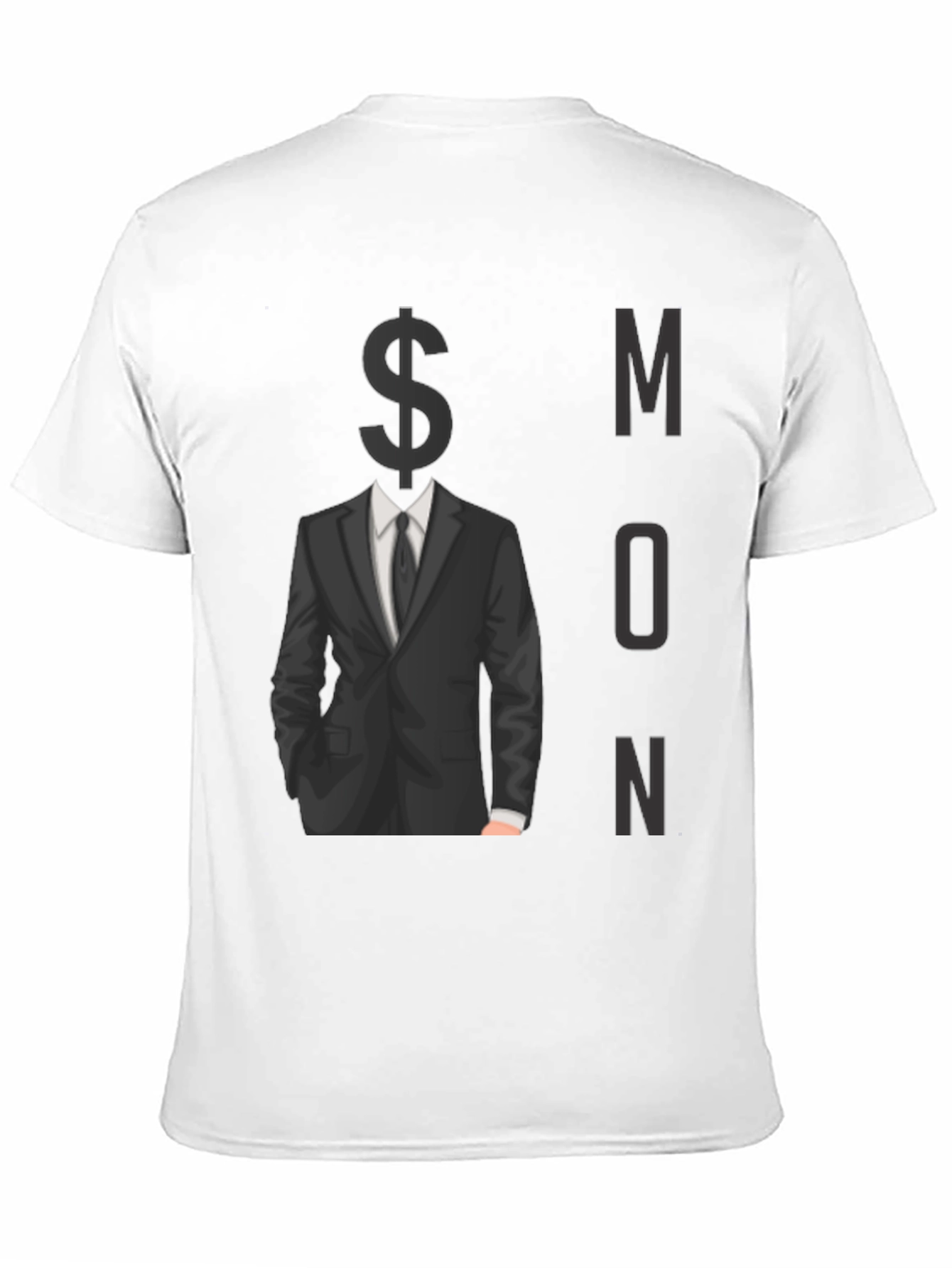 Black Money Minded Men's Black Graphic Tee view 11