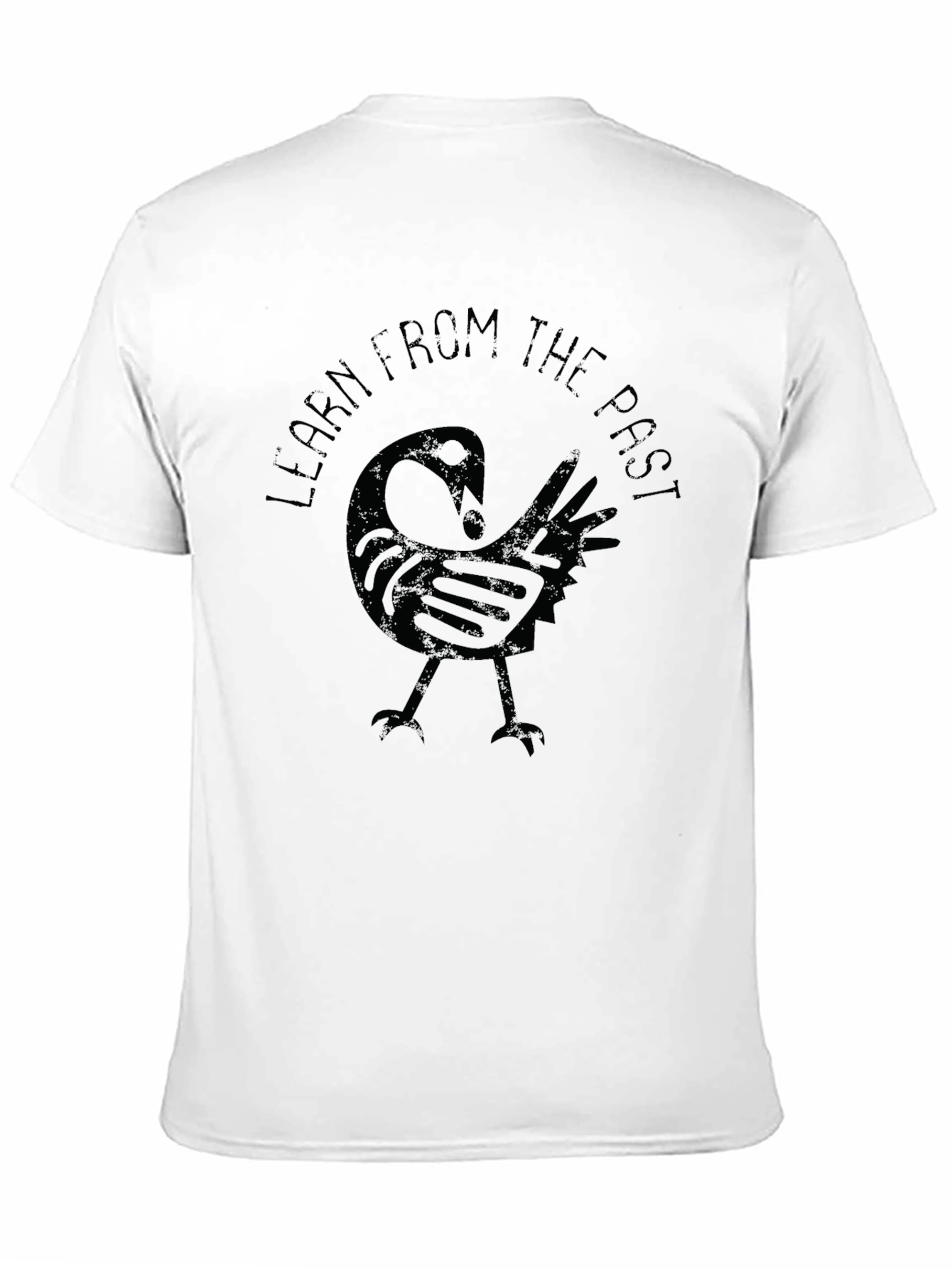 Black Learn From The Past T-Shirt view 11