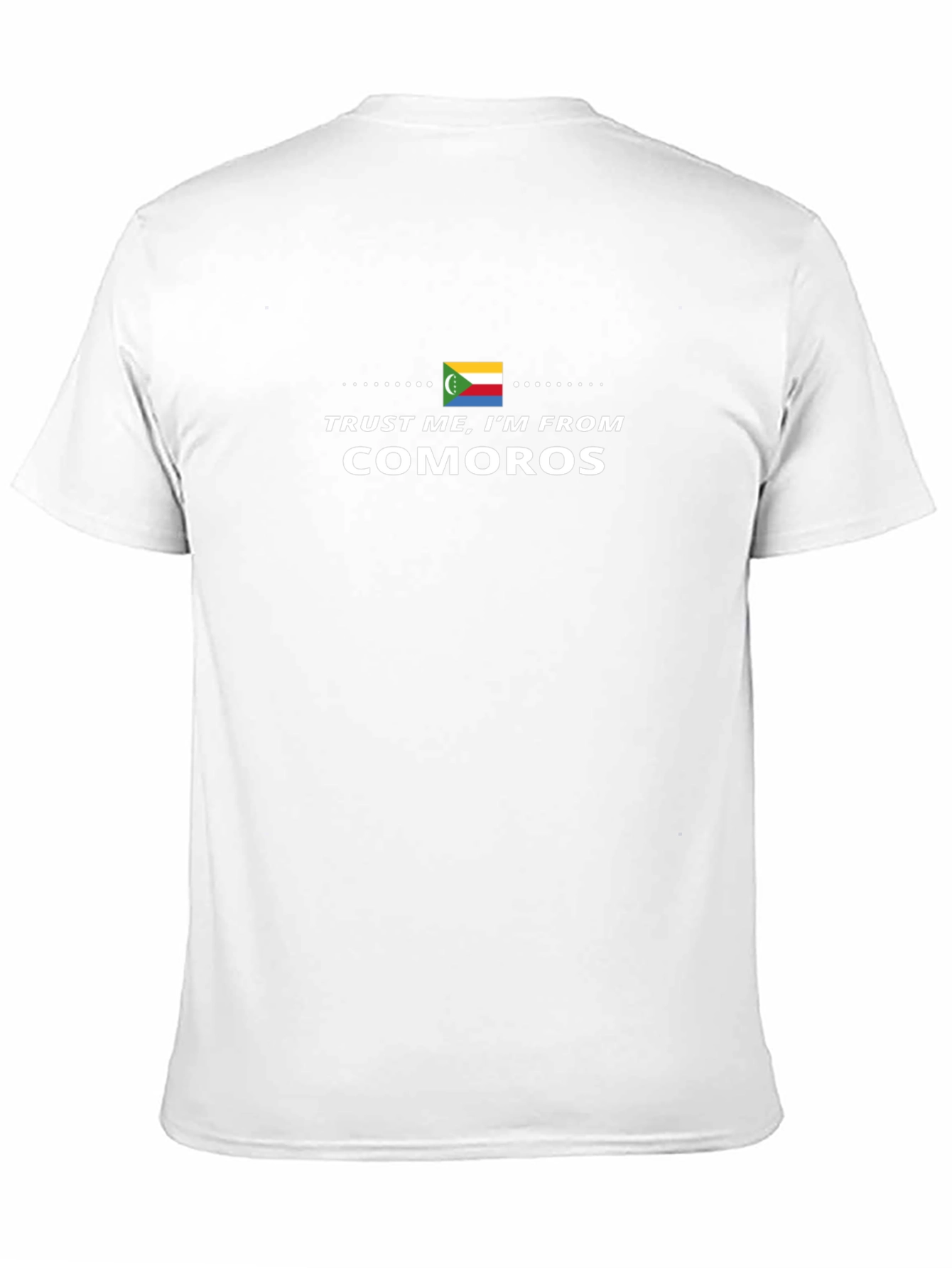 Black Comoros Pride T-Shirt - Trust Me, I'm From Comoros view 11