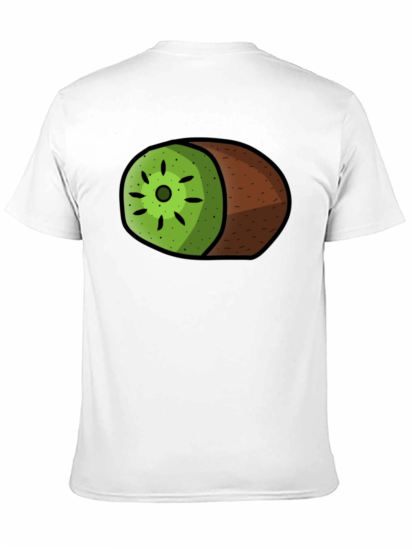 Black Kiwi Graphic Print Black T-Shirt view 11