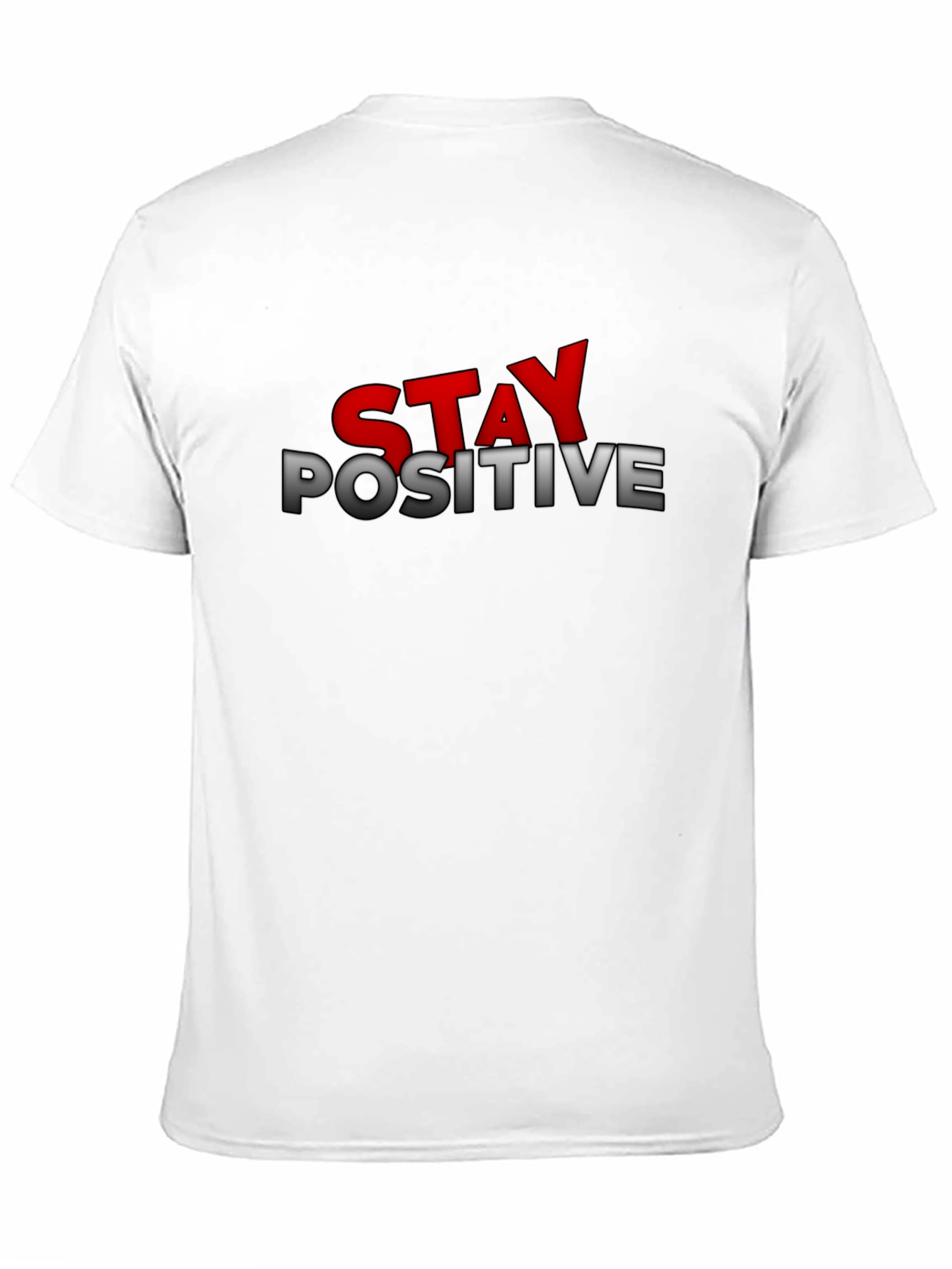 Black Stay Positive Black Graphic Tee - Motivation view 11