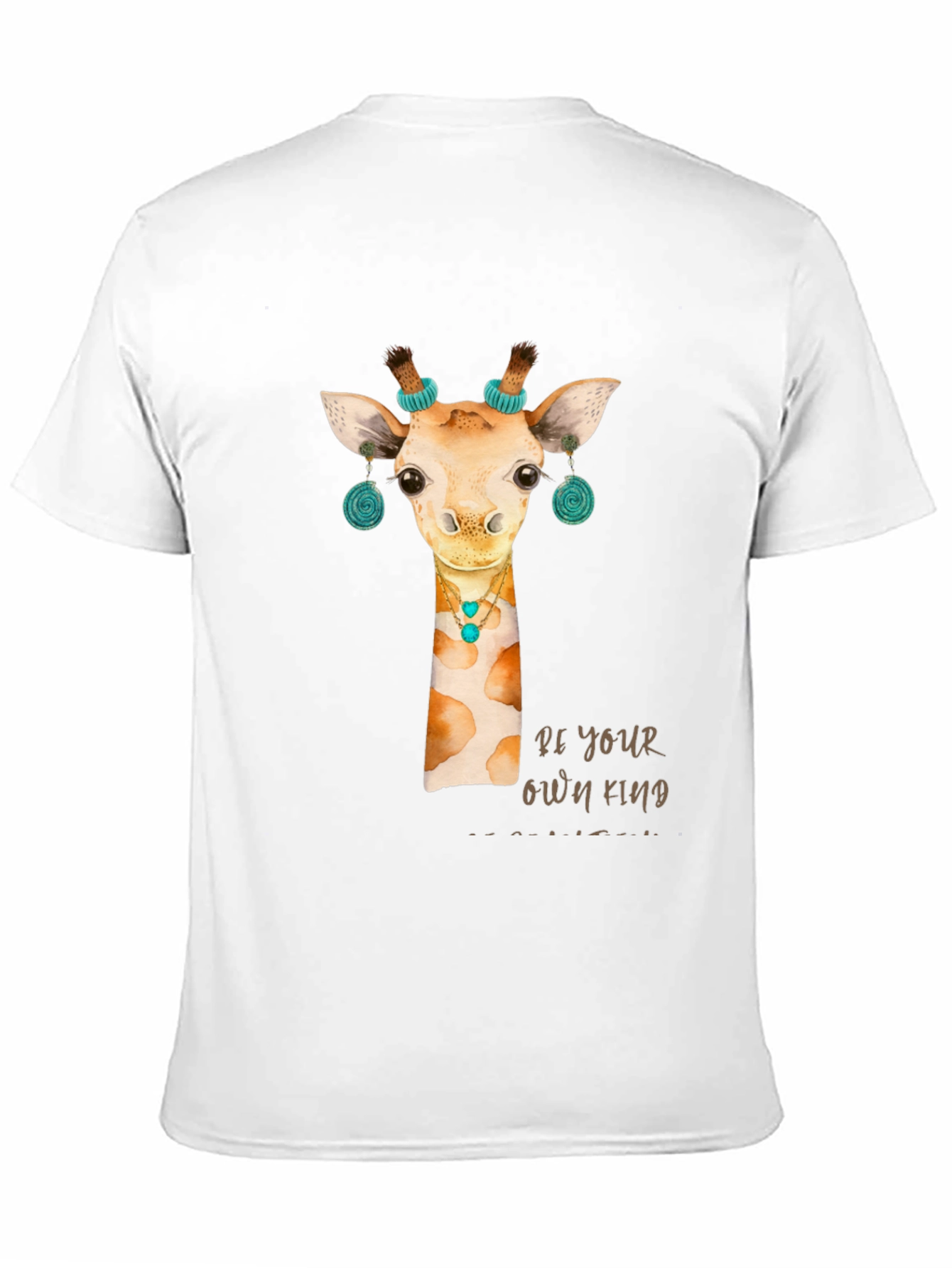 Black Giraffe T-Shirt: Be Your Own Kind view 11