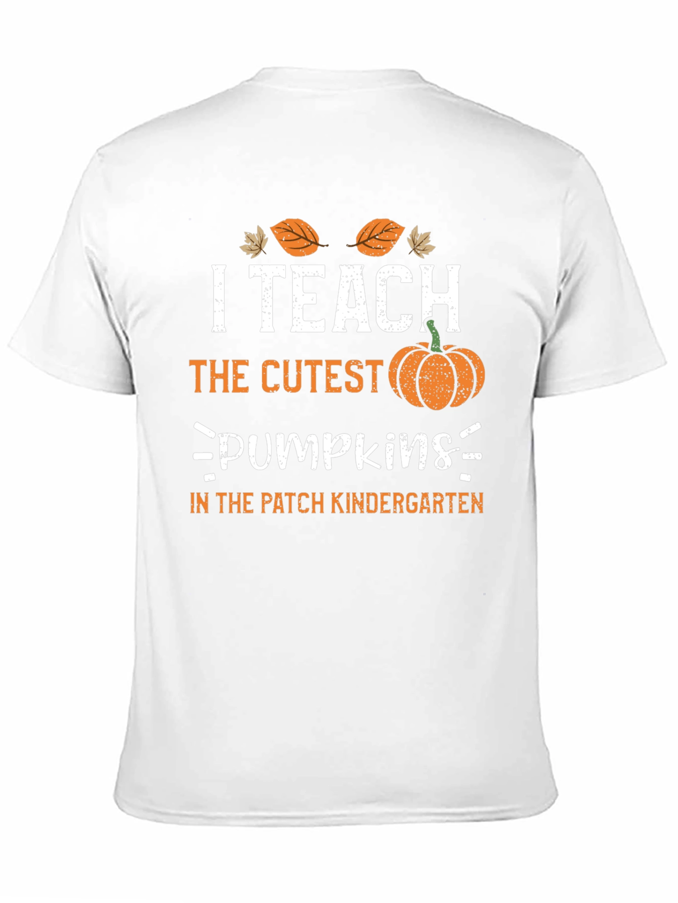 Black I Teach The Cutest Pumpkins Teacher T-Shirt view 11