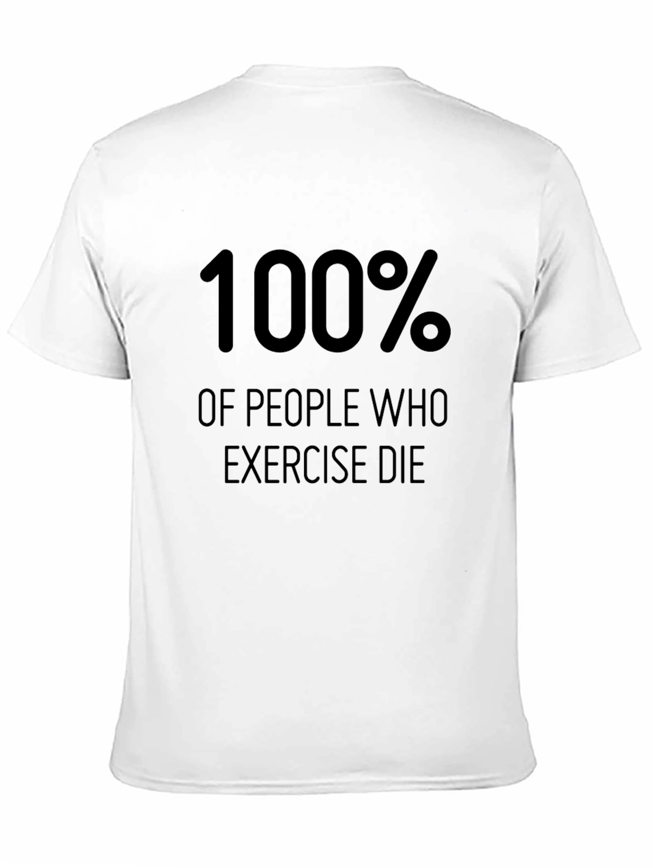 Black Funny Exercise Humor T-Shirt view 11