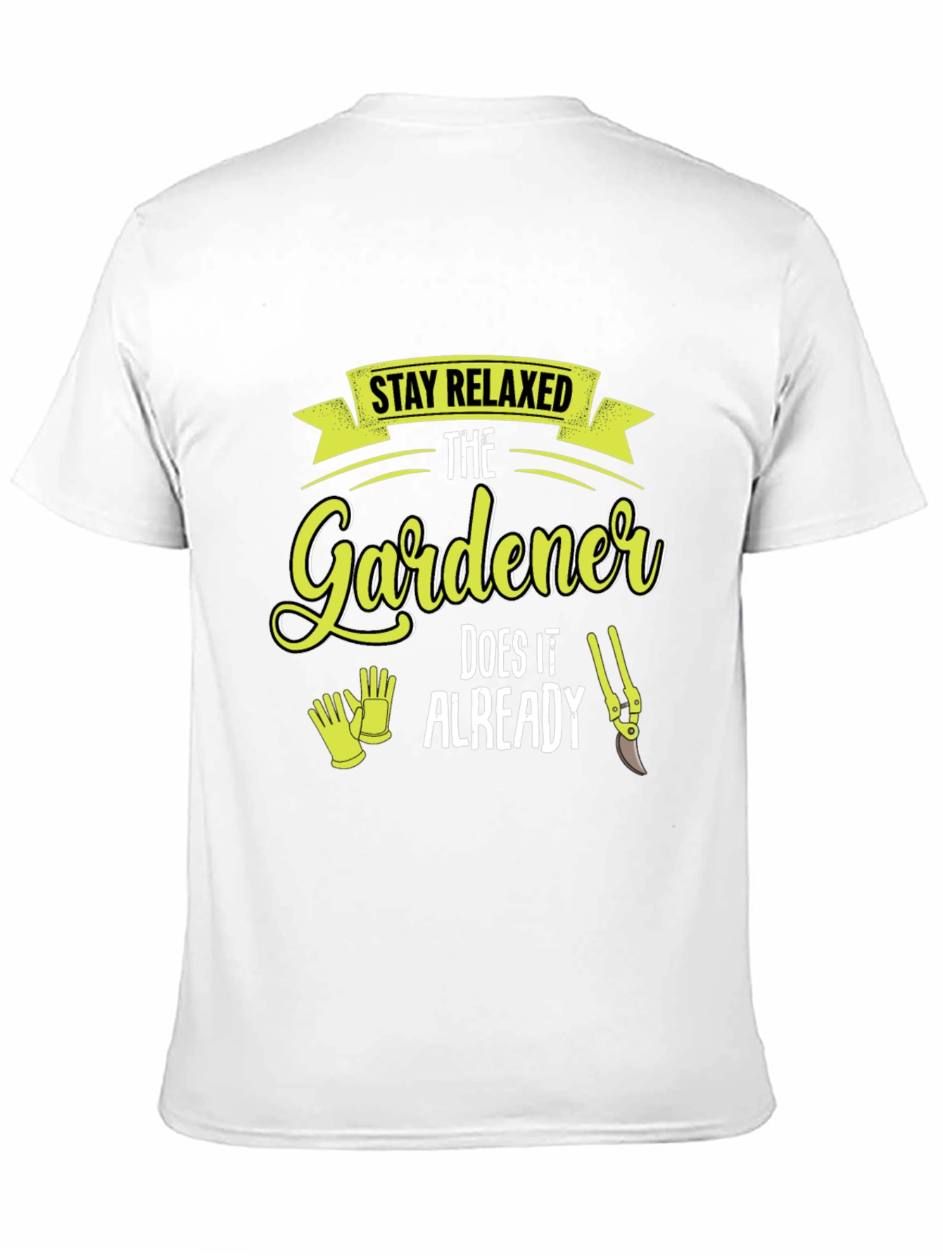Black Stay Relaxed Gardener T-Shirt - Gardening Apparel view 11