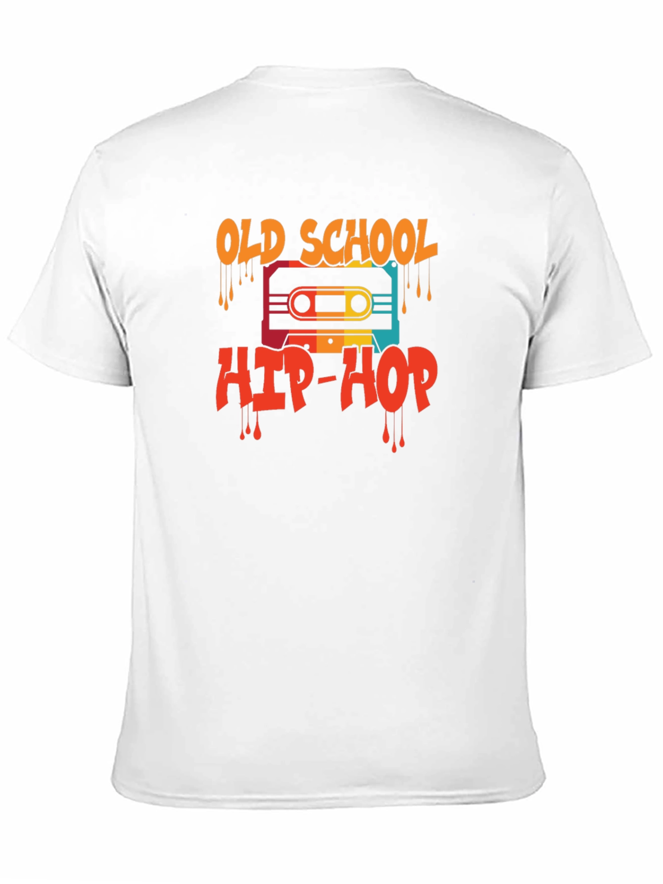 Black Old School Hip-Hop Graphic Tee view 11