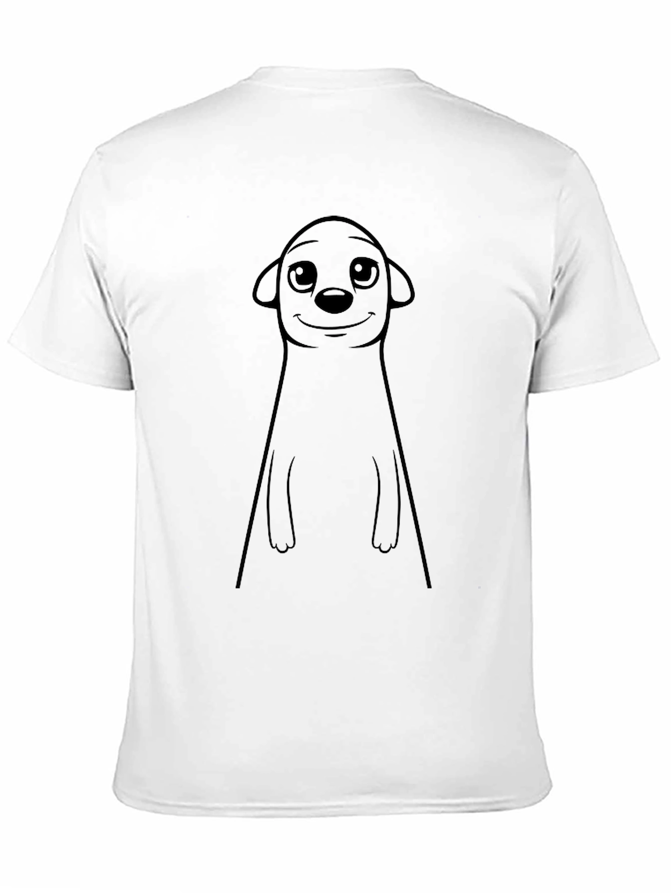Black Meerkat Graphic Print Black T-Shirt view 11