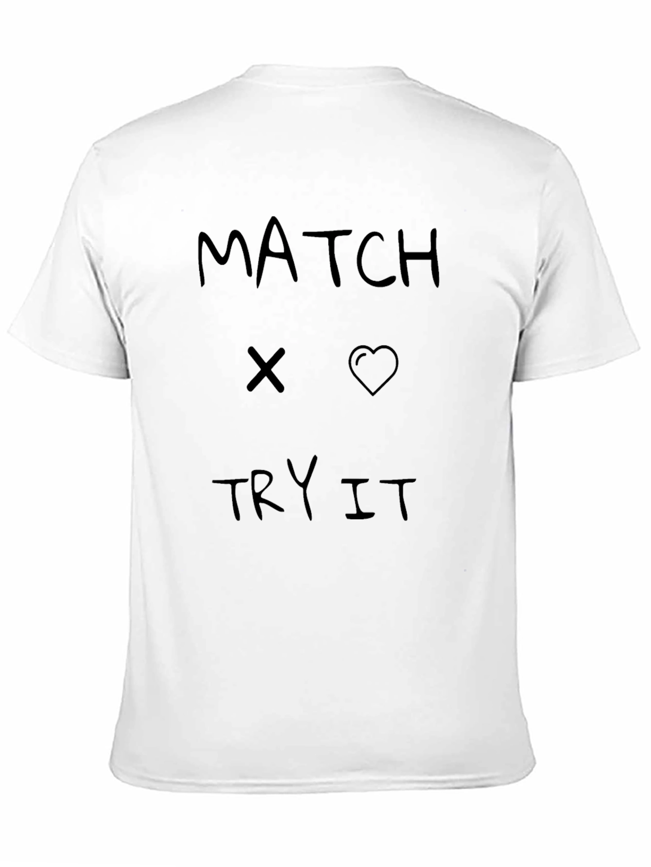 Black Match x Heart Try It Graphic Tee view 11