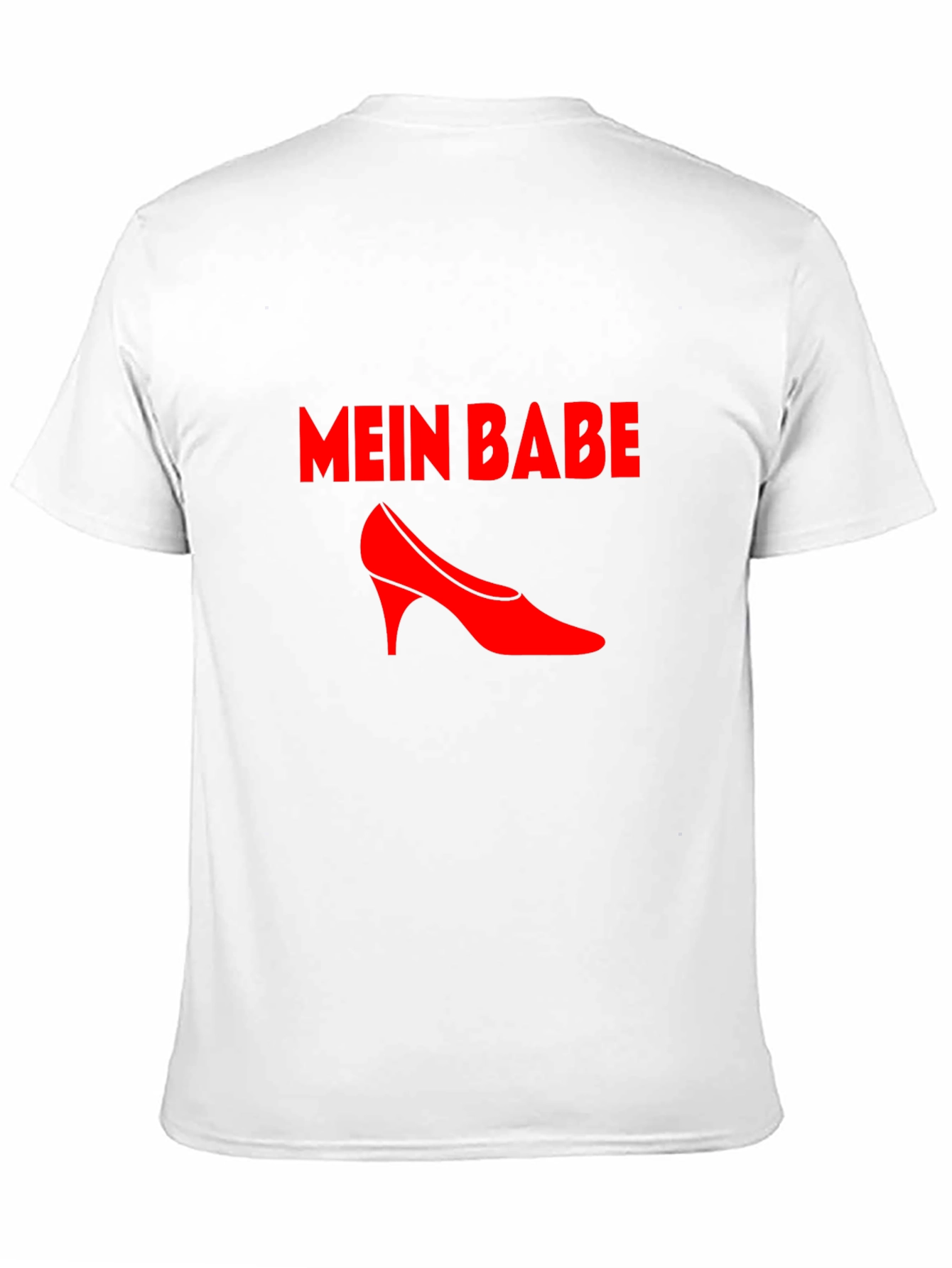 Black Mein Babe Red High Heel Graphic Tee - Black view 11
