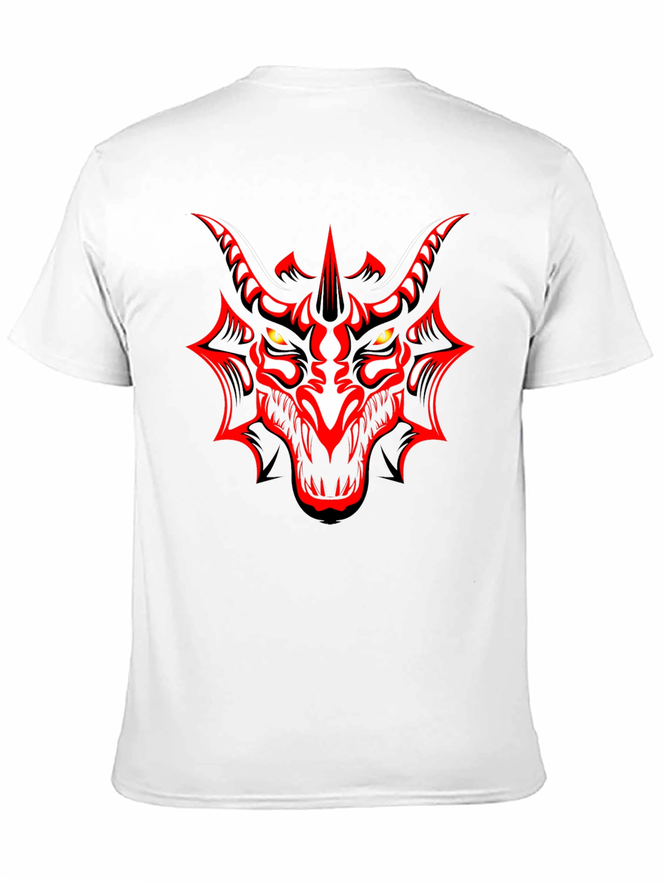 Black Bold Dragon Graphic Black T-Shirt view 11