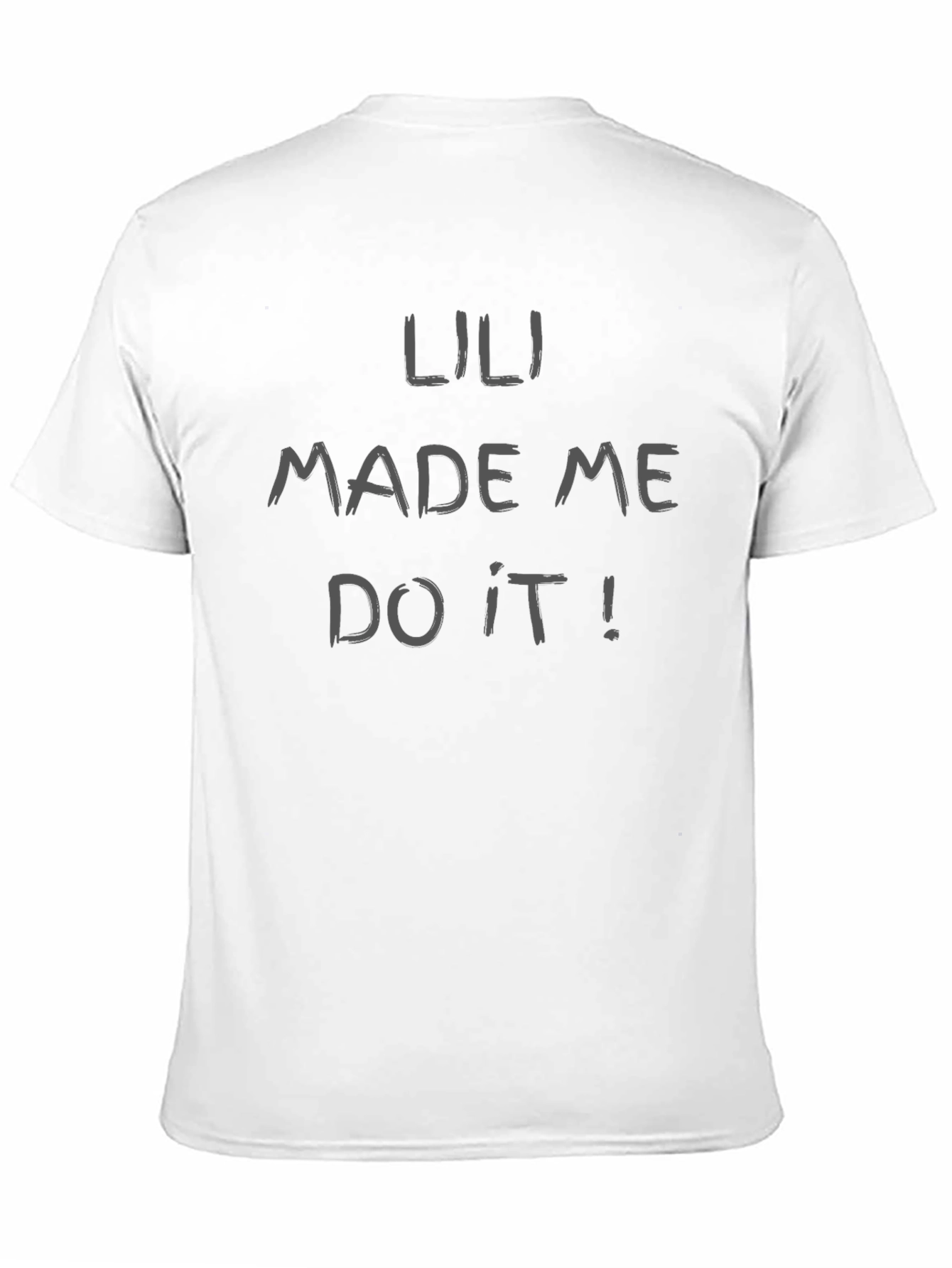 Black Lili Made Me Do It! Novelty Graphic Tee view 11