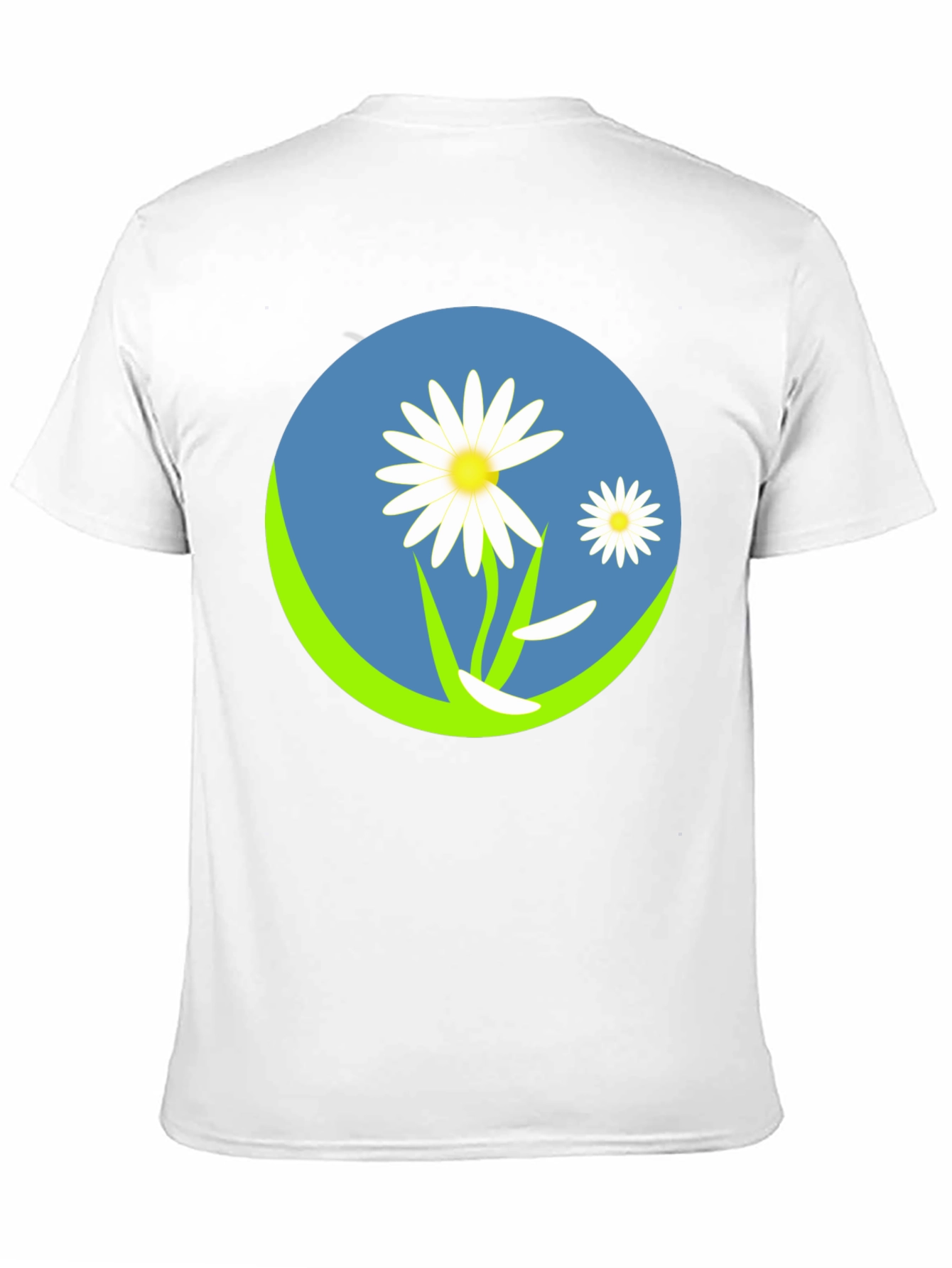 Daisy Circle Graphic Tee - Black - 11