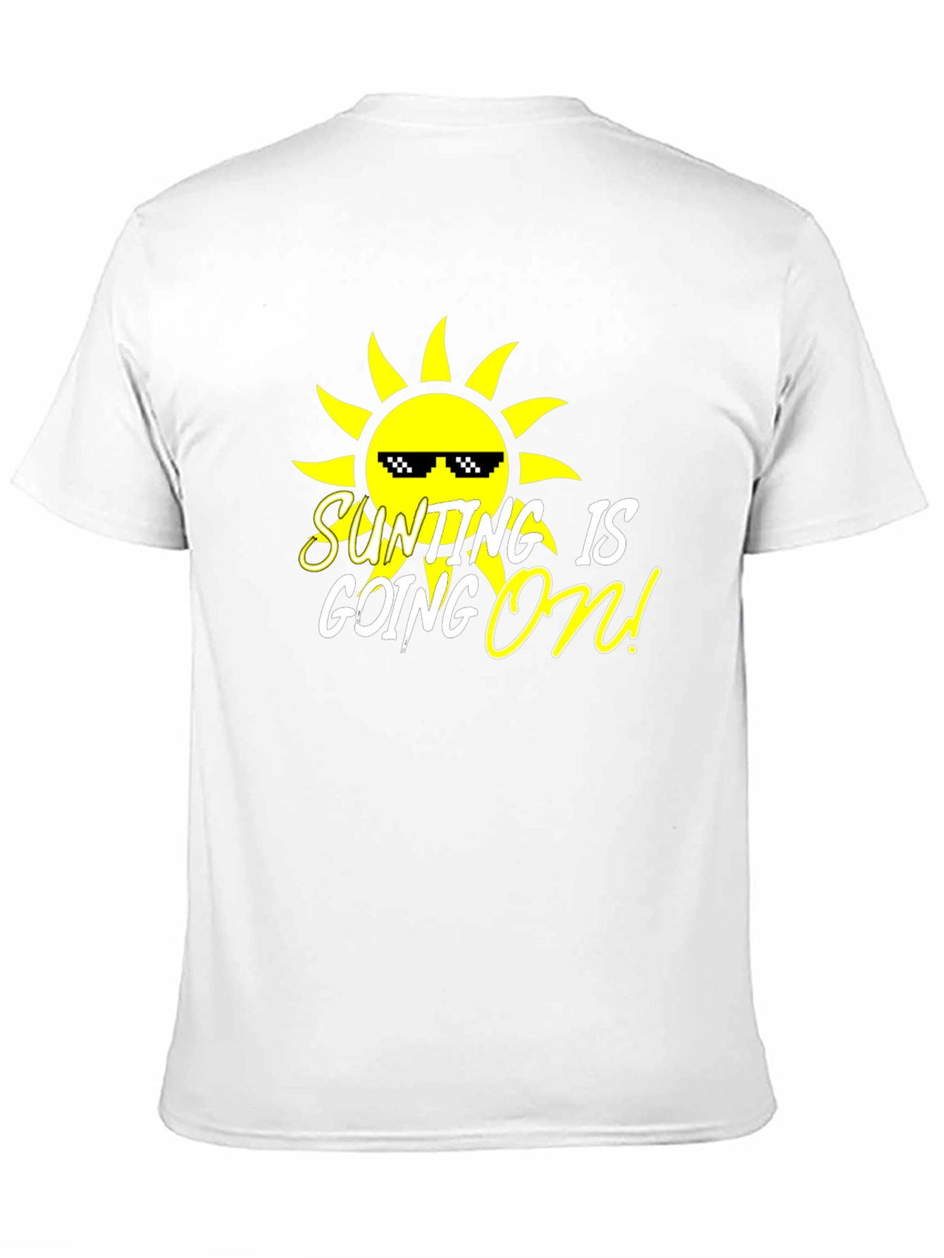 Black SUNTING IS GOING ON! T-Shirt - Black view 11