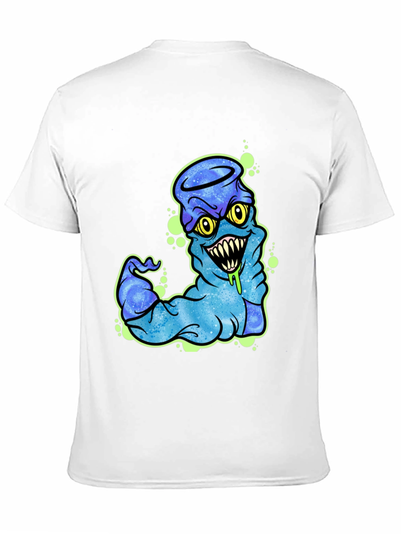 Black Monster Graphic Black T-Shirt view 11