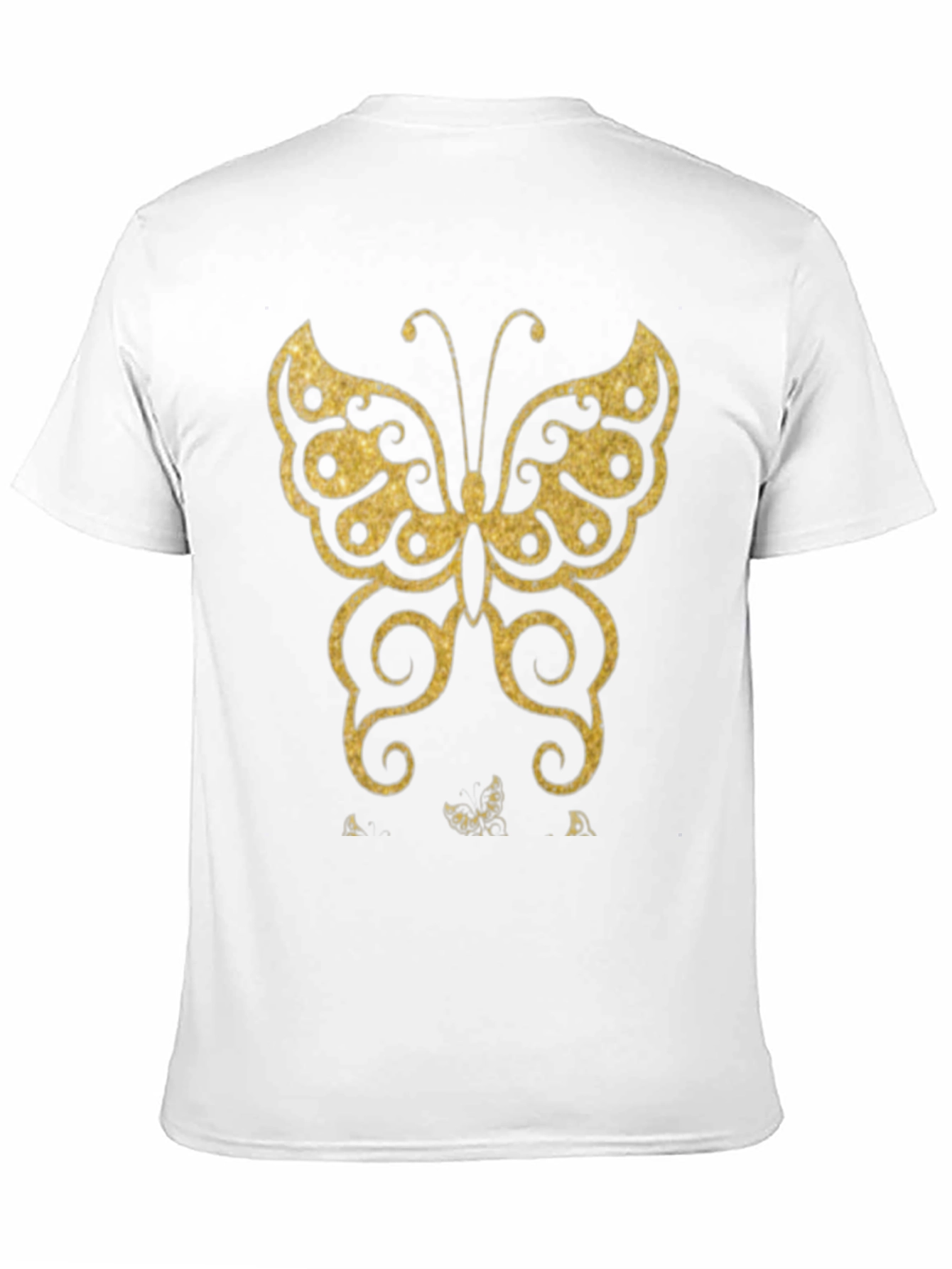 Black Butterfly Graphic Black T-Shirt view 11