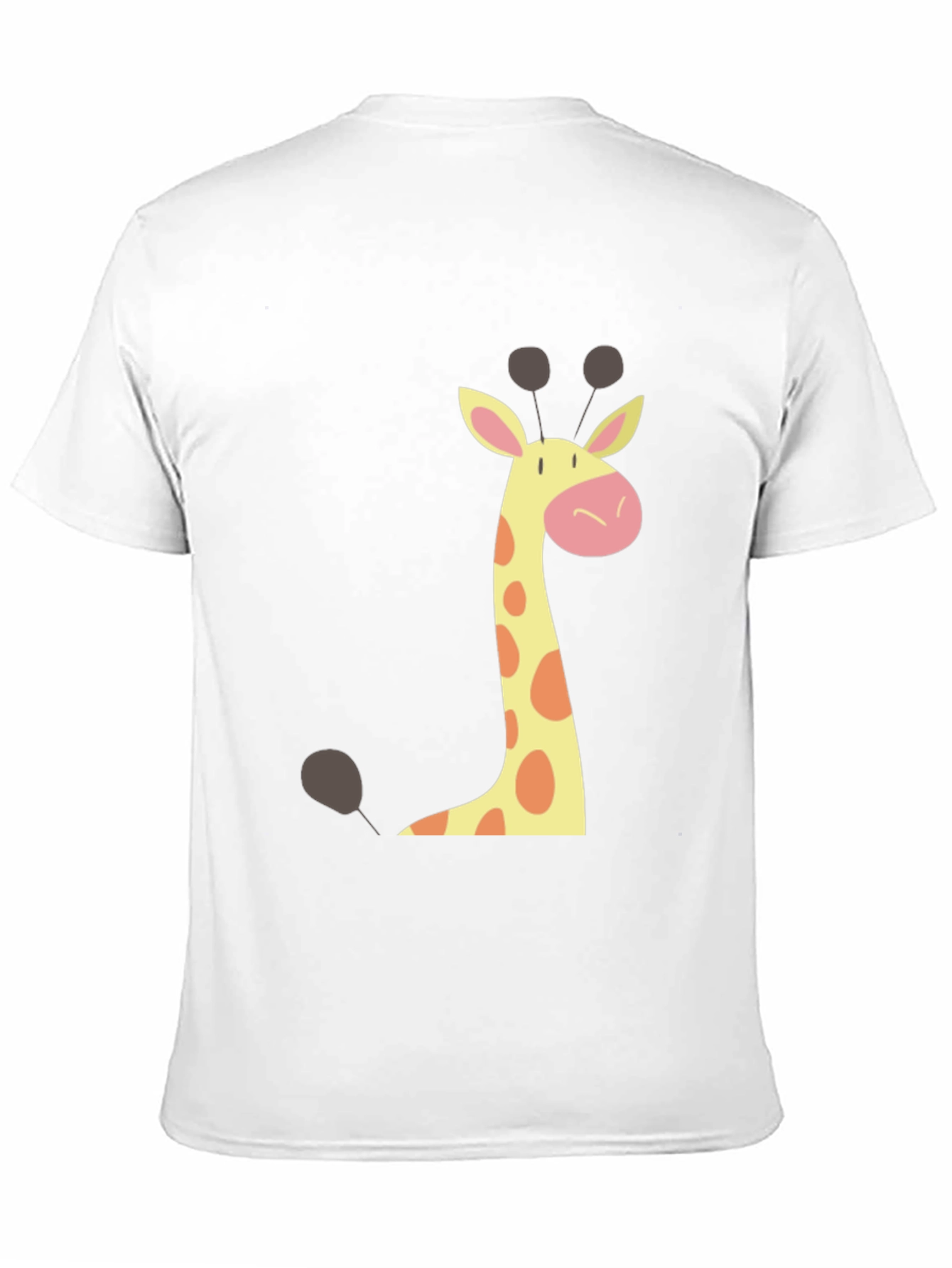 Black Giraffe Graphic Tee - Black Crew Neck T-Shirt view 11