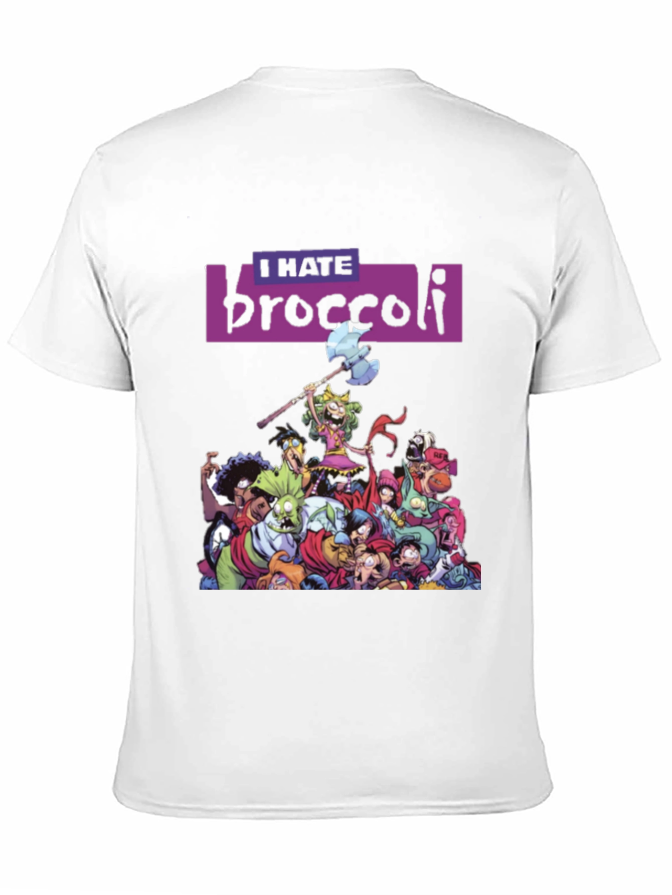 I Hate Broccoli T-Shirt - Quirky Graphic Tee - 11