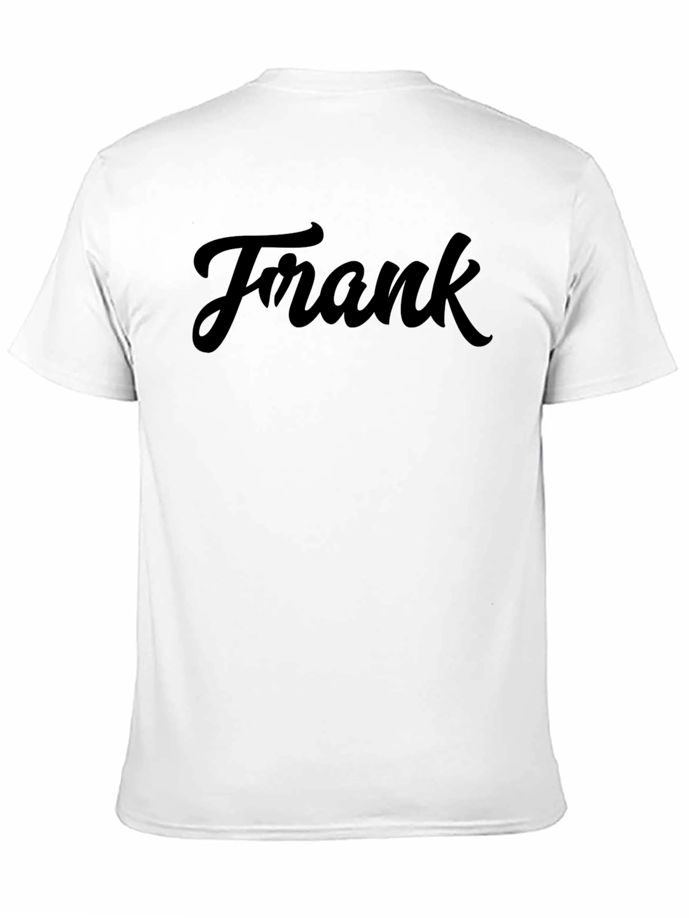 Black Frank Tee - Classic Script Logo T-Shirt view 11