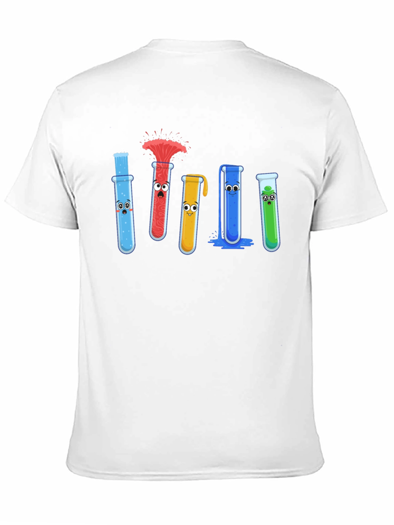 Black Science Beaker Cartoon Graphic Tee view 11