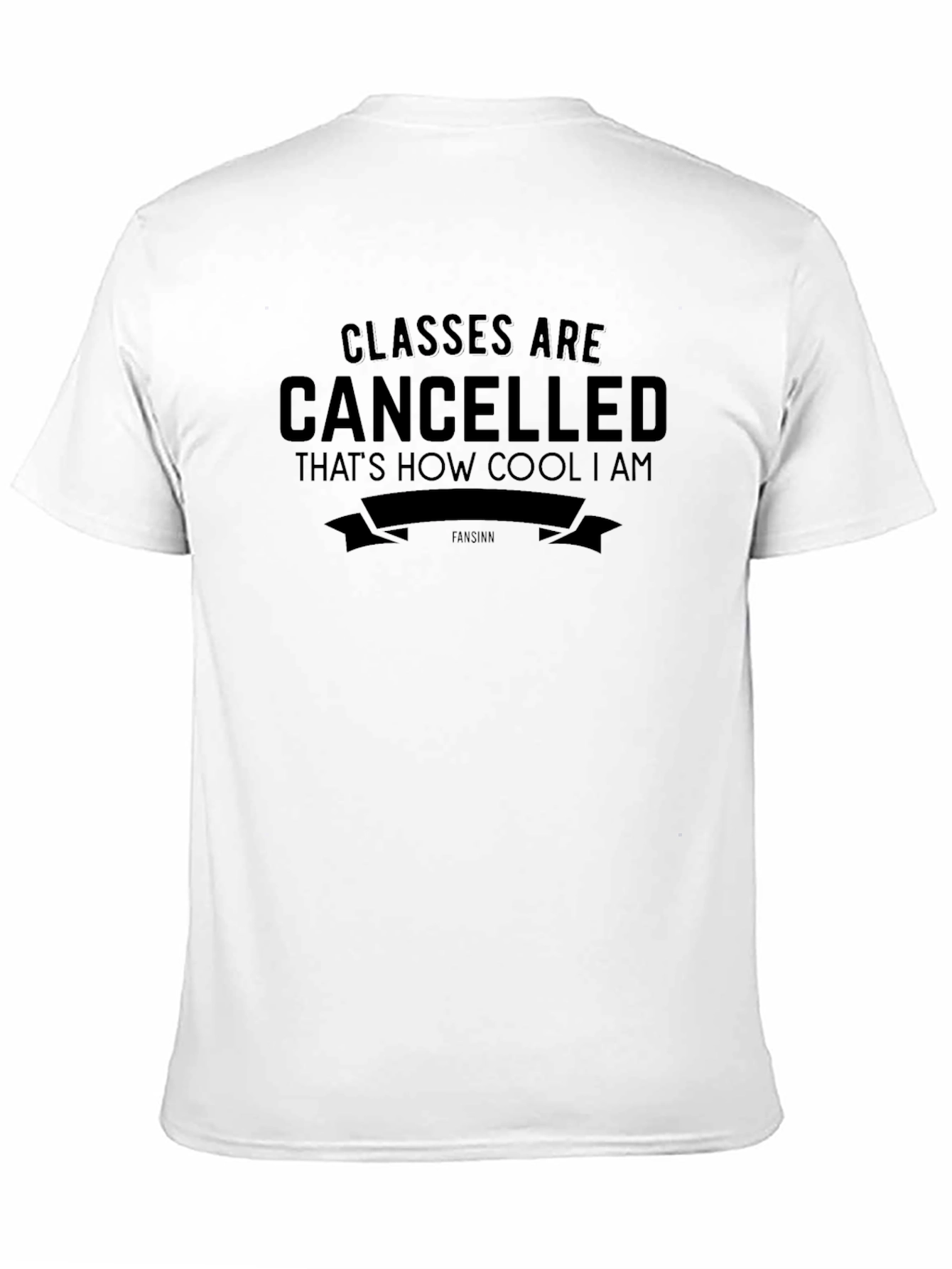 Black Classes Cancelled Cool Graphic Tee view 11