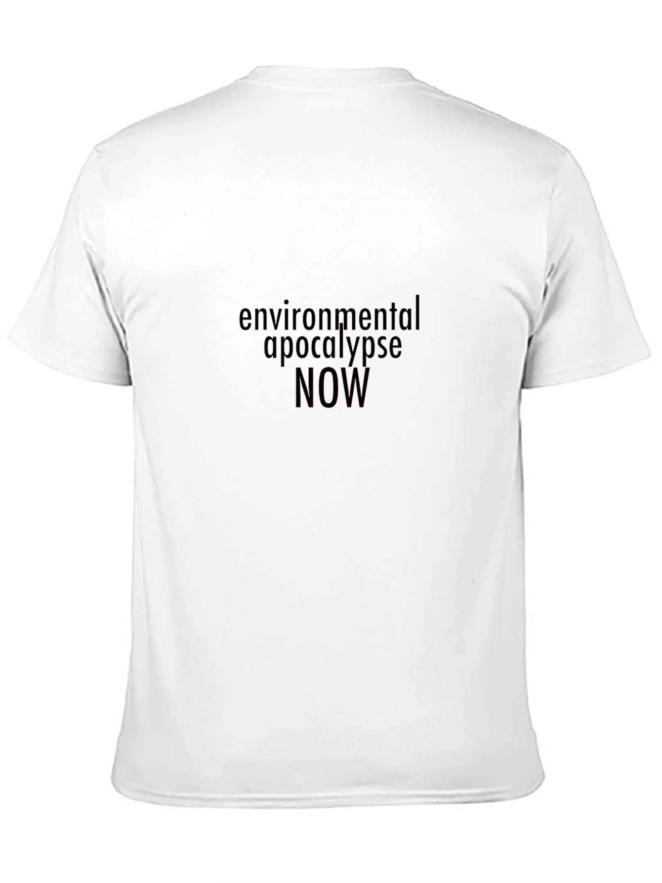 Black Environmental Apocalypse Now Black T-Shirt view 11