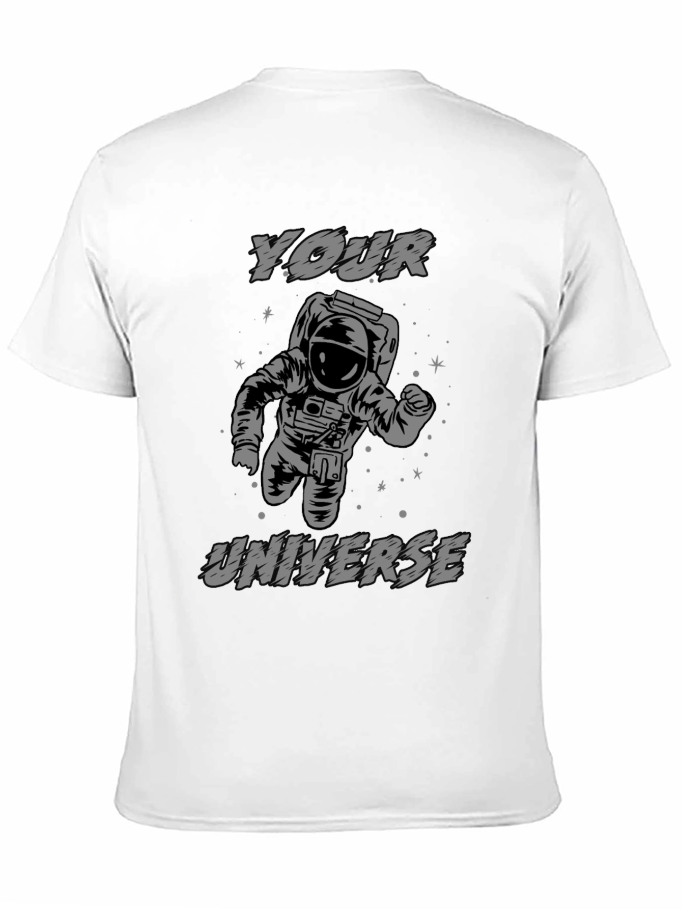 Black Your Universe Astronaut Graphic T-Shirt view 11
