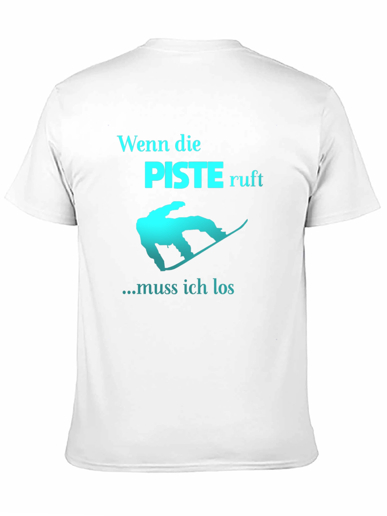 Wenn Die Piste Ruft Graphic Tee - 11