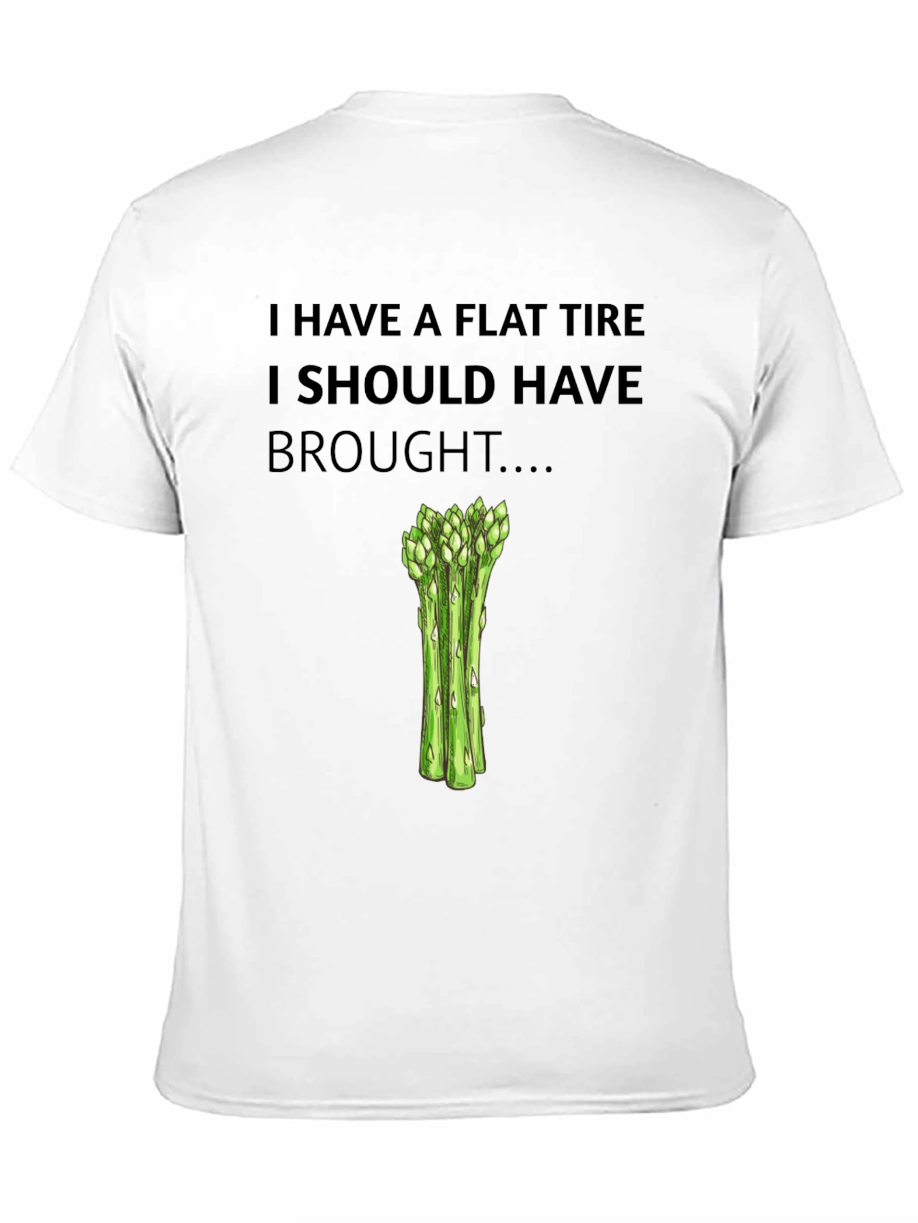 Black Flat Tire Asparagus T-Shirt Funny Car Mechanic view 11