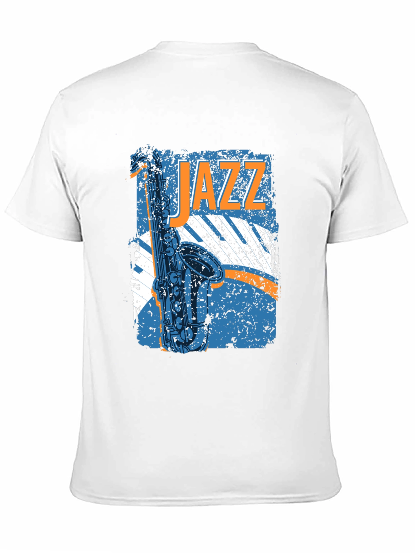 Black Jazz Saxophone Graphic T-Shirt - Music Lover Tee view 11