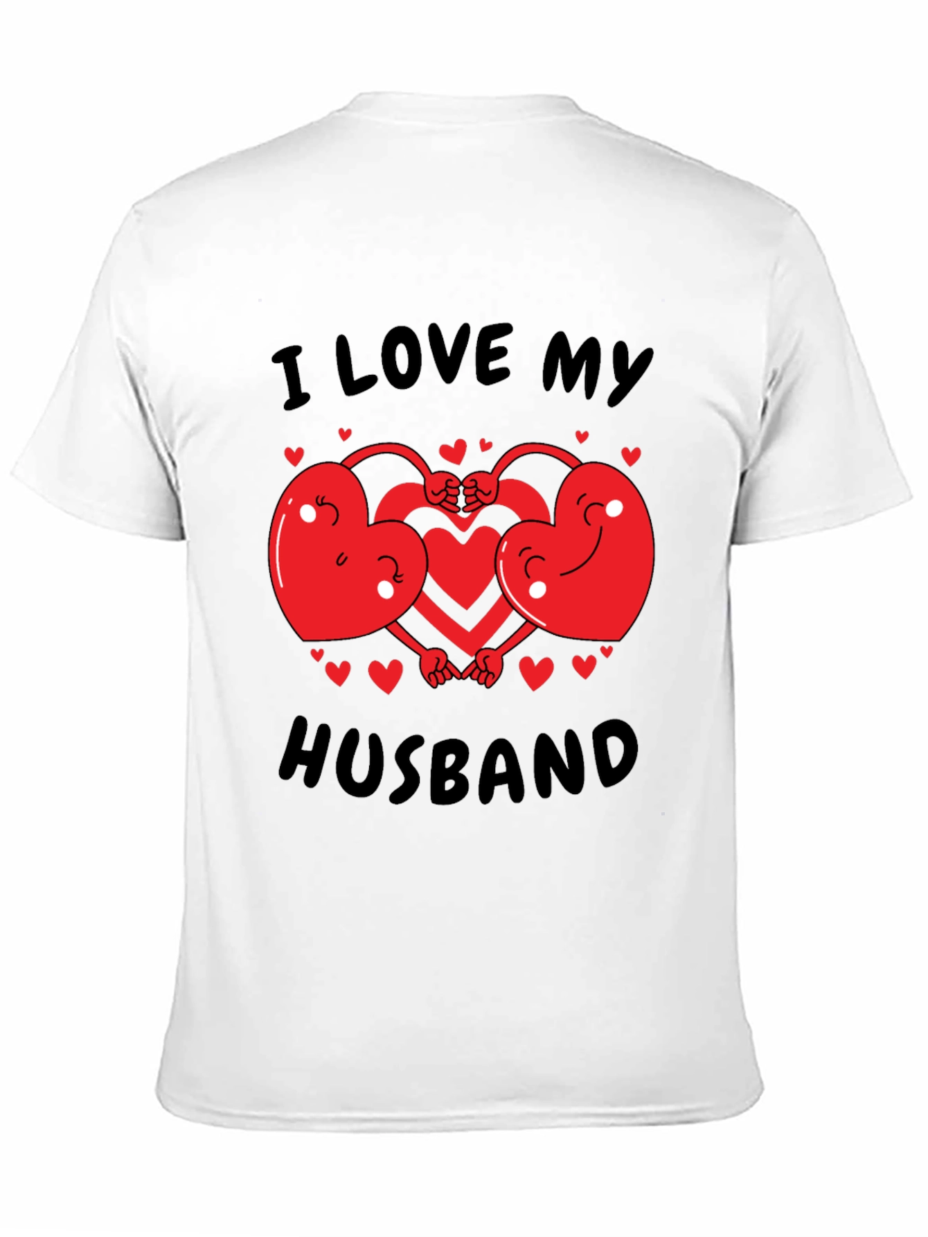 Black I Love My Husband Graphic T-Shirt view 11
