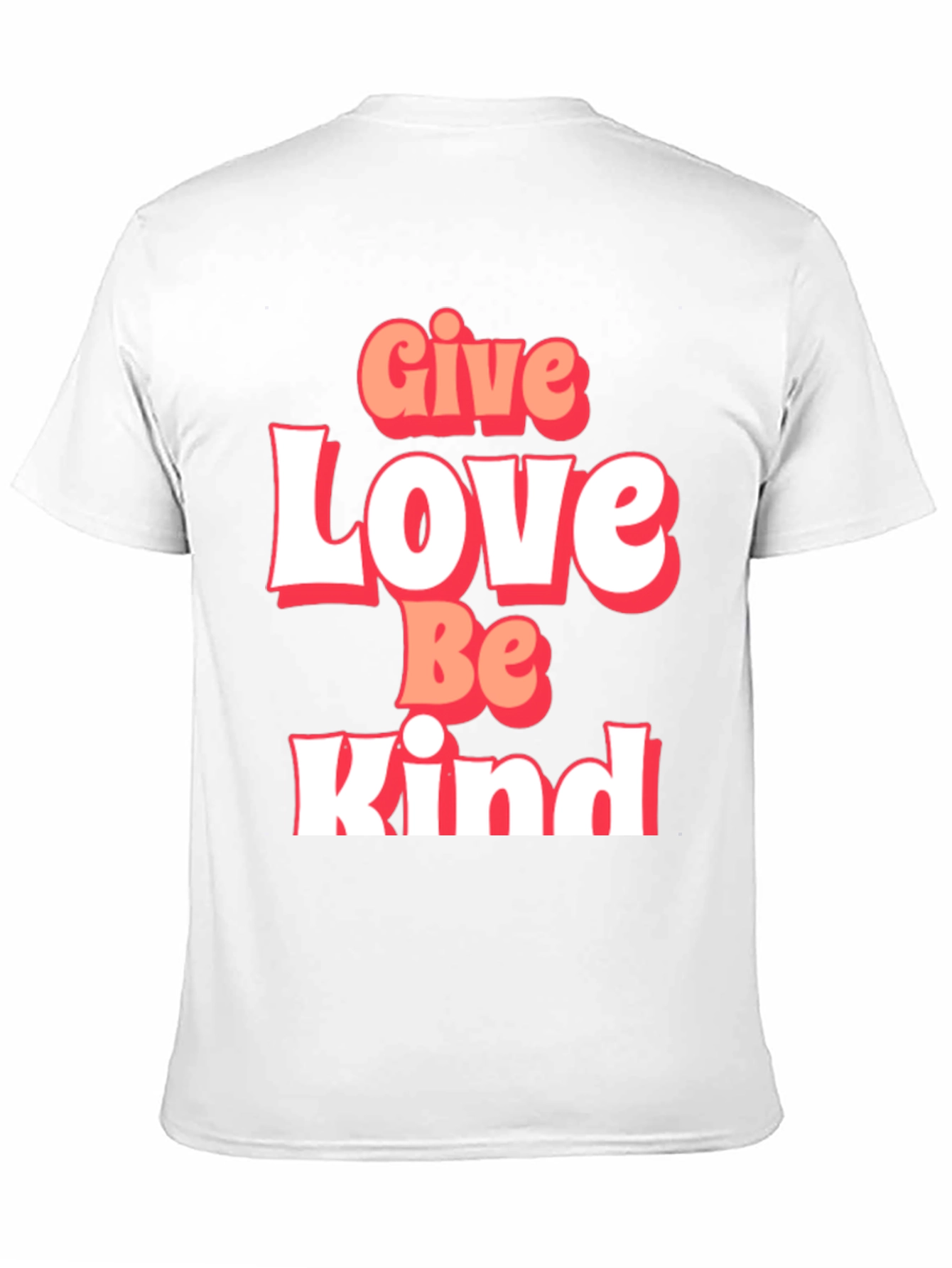 Black Give Love Be Kind Graphic T-Shirt view 11