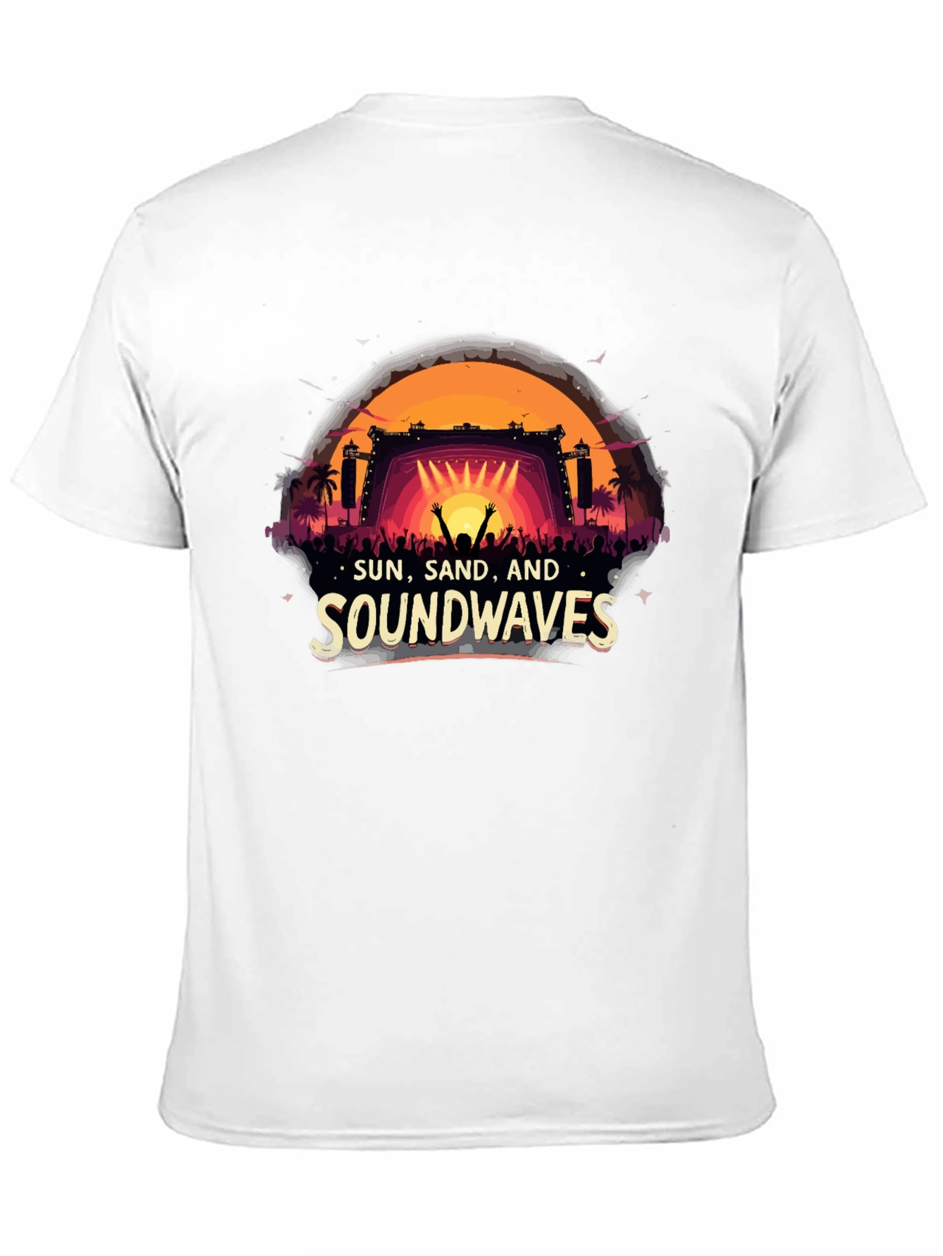 Sun, Sand, Soundwaves Graphic Tee - 11
