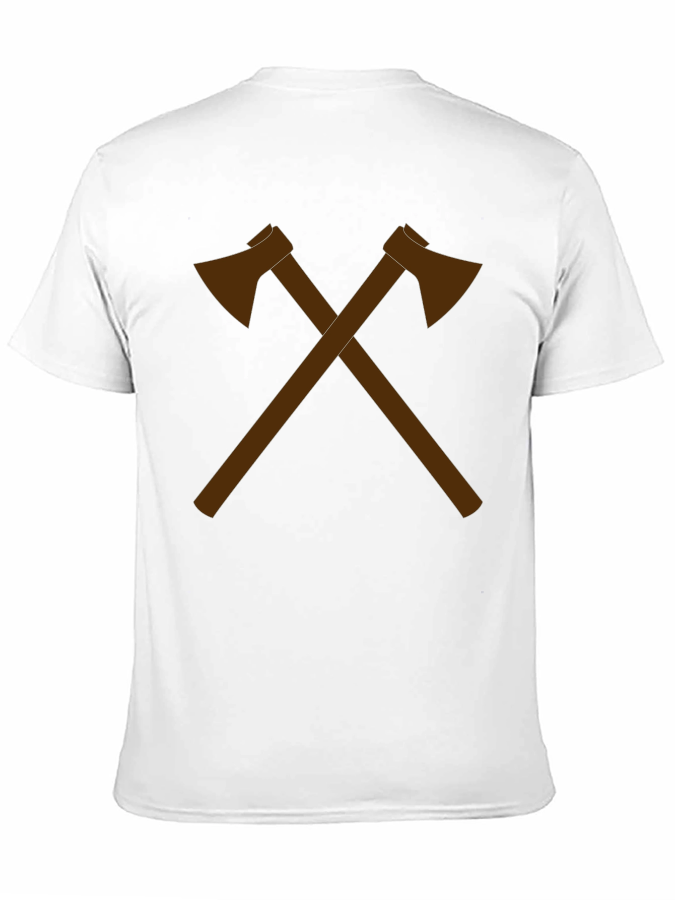 Black Crossed Axes Graphic Tee - Lumberjack Style view 11