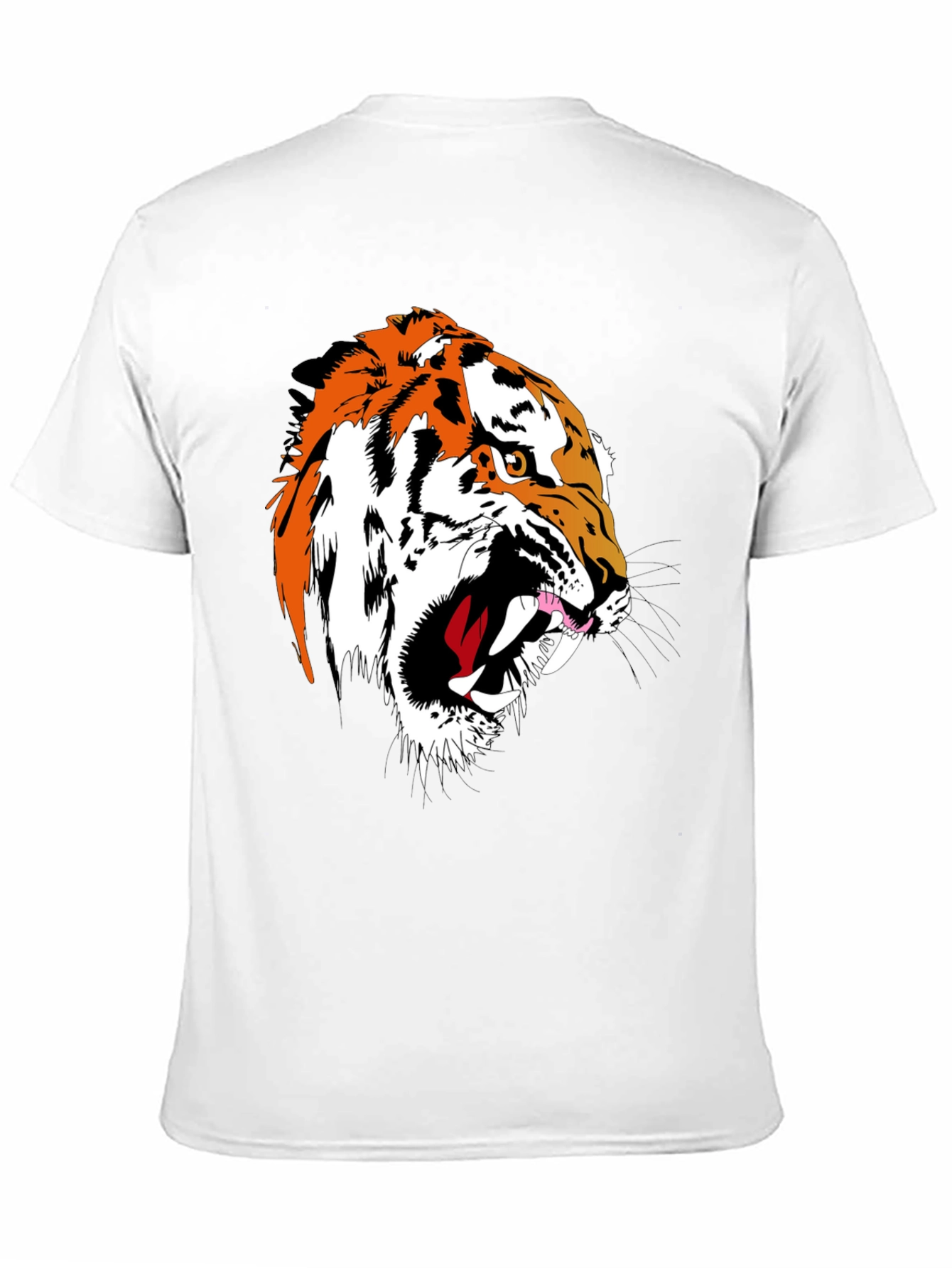 Black Tiger Graphic Tee - Fierce Black T-Shirt view 11