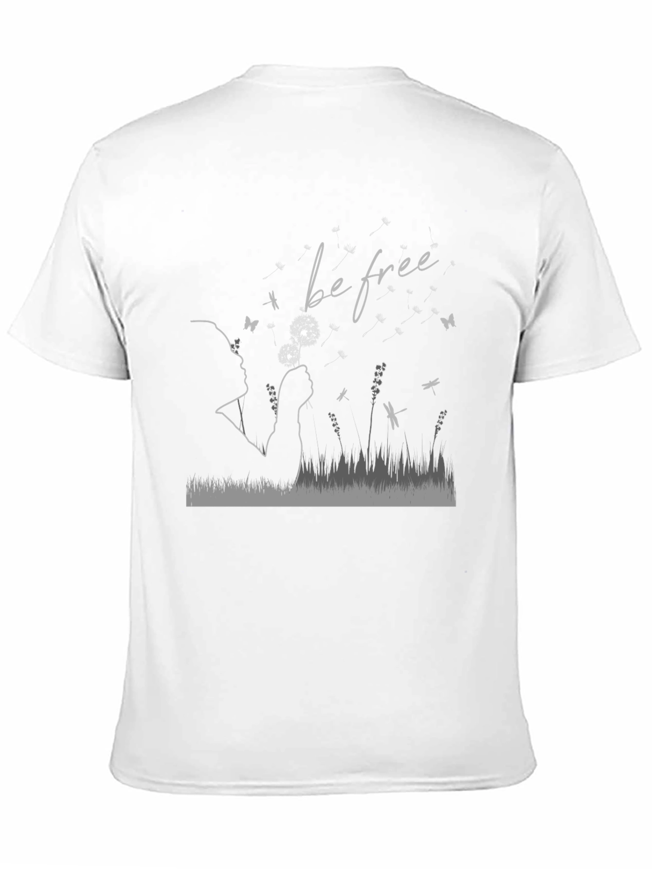 Black Be Free Graphic T-Shirt - Soft Cotton Blend view 11