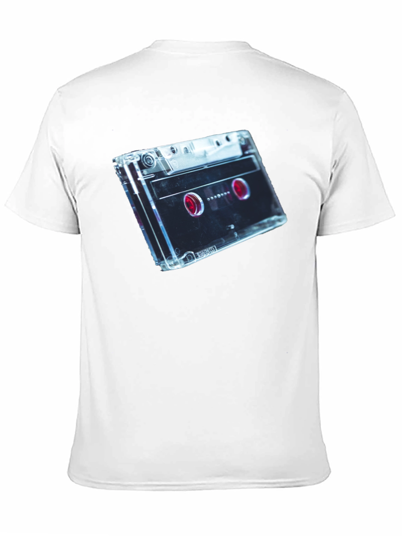 Black Retro Cassette Tape Graphic Tee - Black view 11