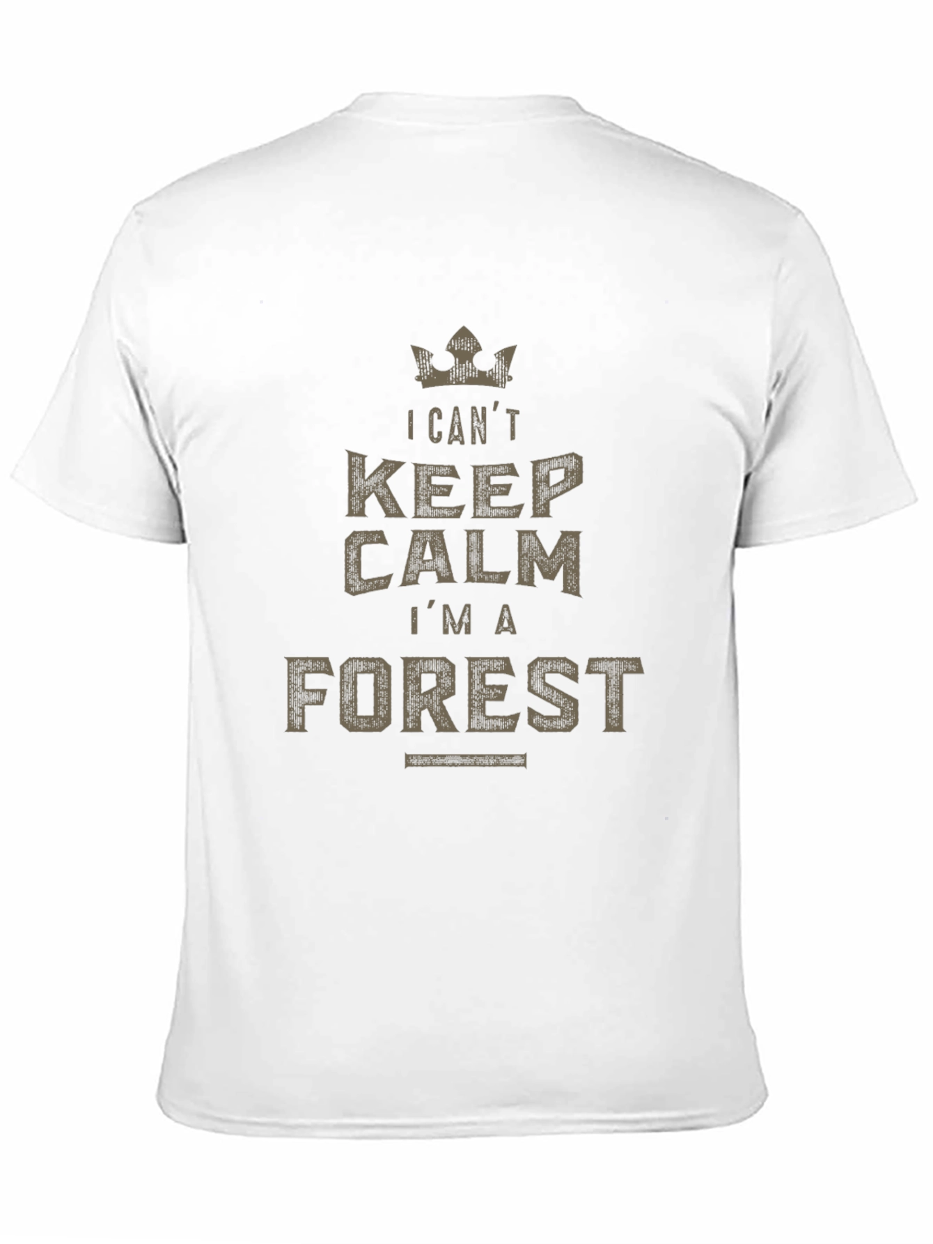Black Keep Calm Forest Graphic Tee - Black view 11