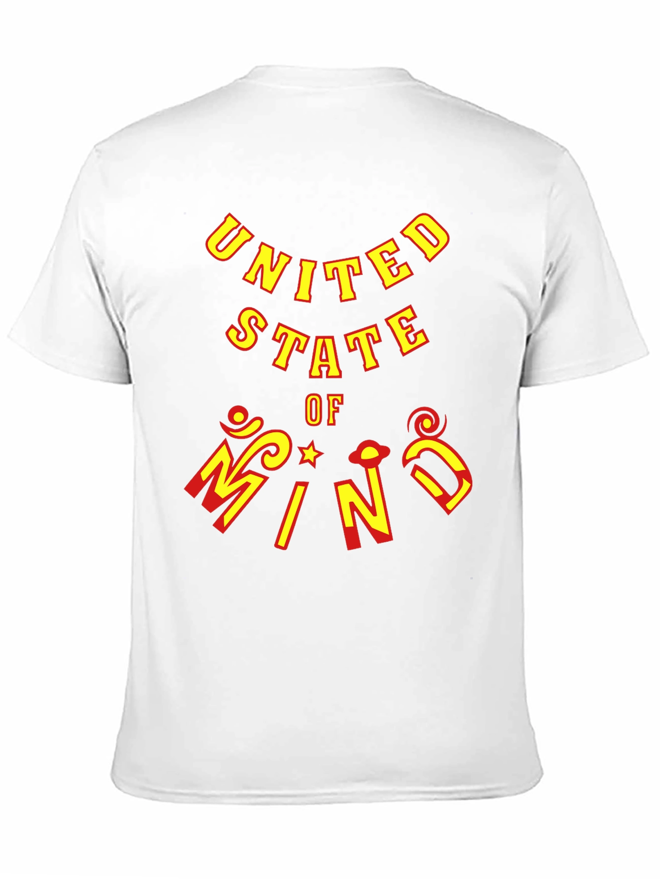 Black United State Of Mind Graphic T-Shirt view 11