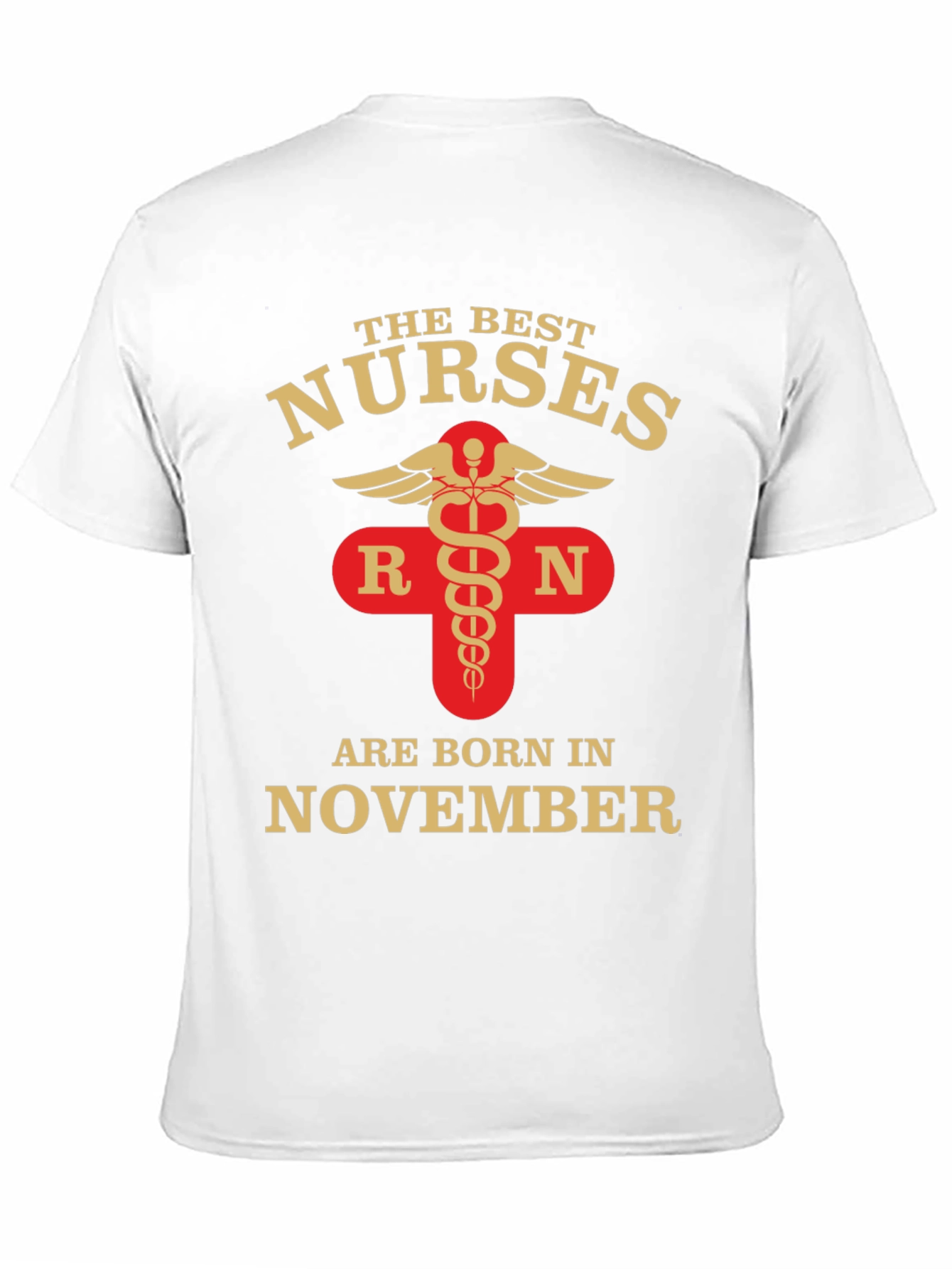 Black Best Nurses are Born in November T-Shirt view 11