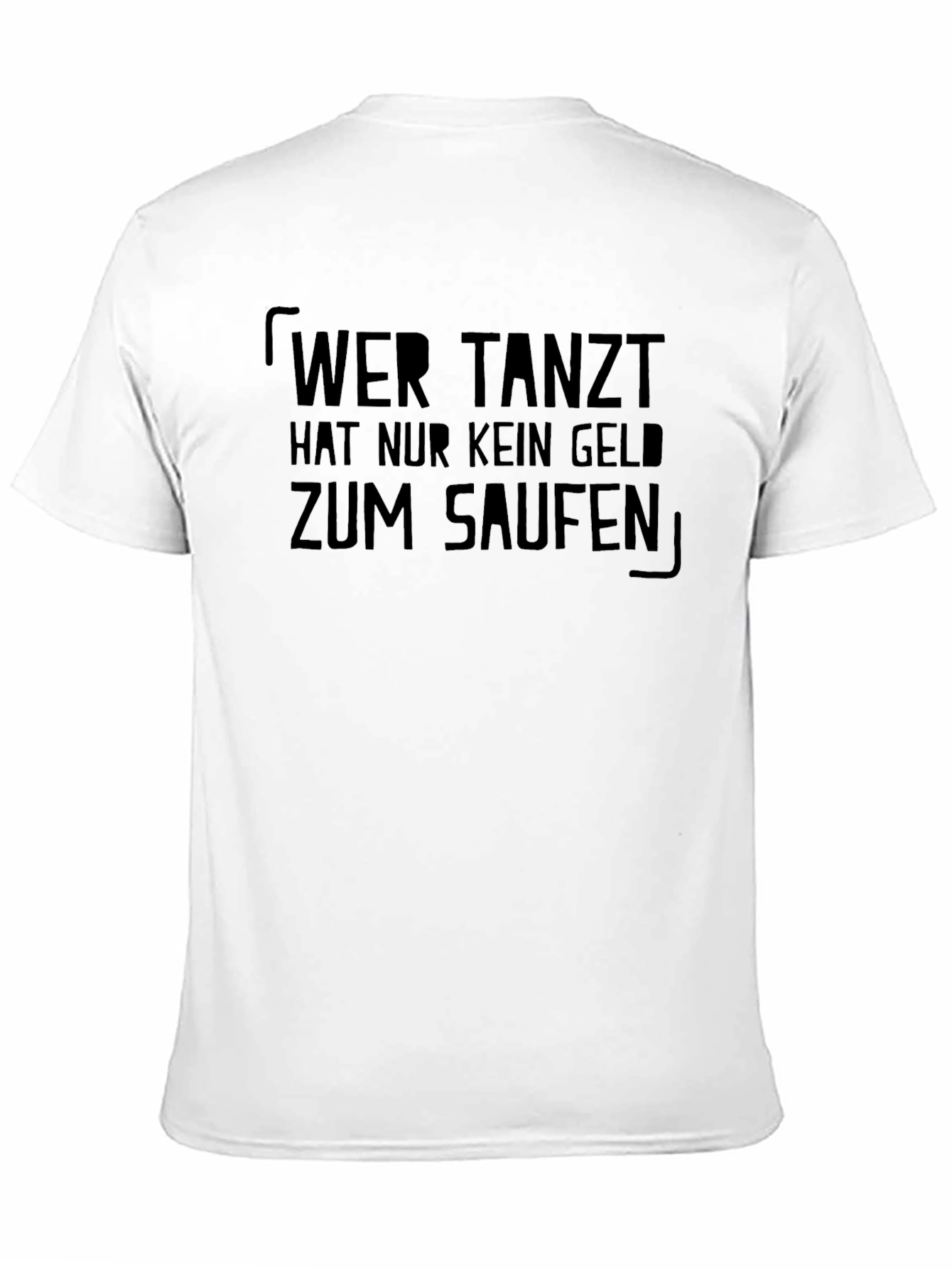 Black Wer Tanzt Men's Black Graphic T-Shirt view 11
