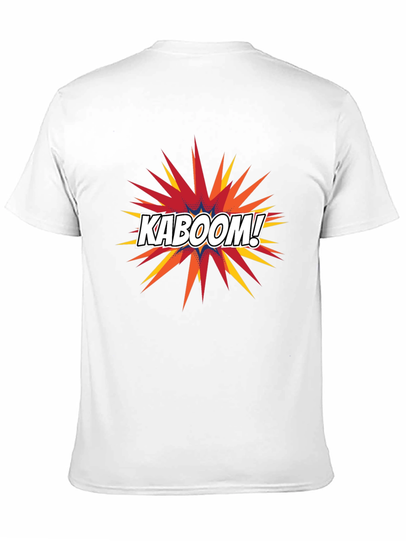 Black Kaboom Graphic Tee - Black Cotton Comfort Fit view 11