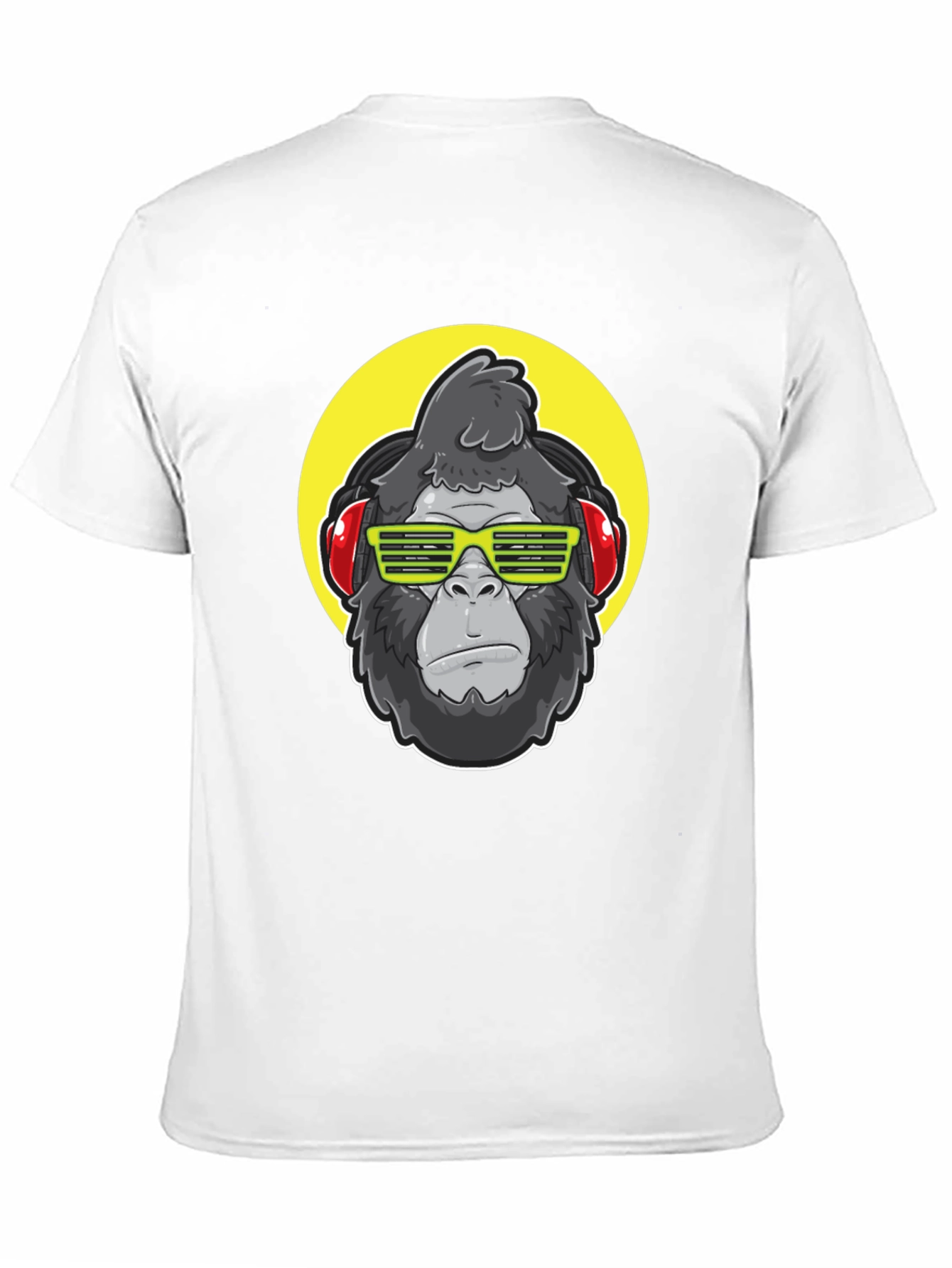 Black Cool Gorilla Graphic Tee - Music Lover Style view 11