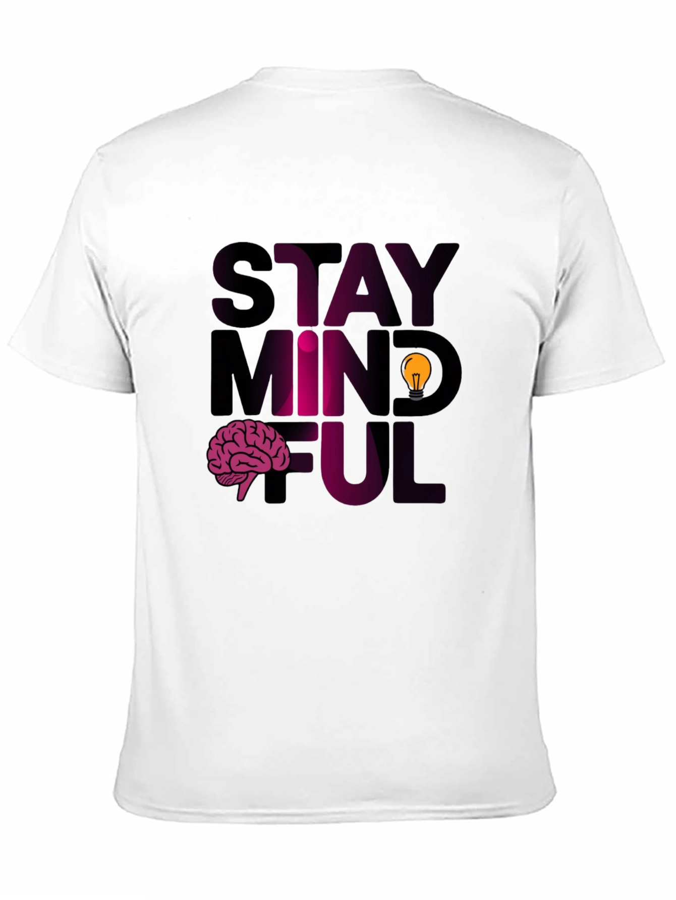 Black Stay Mindful Graphic Tee view 11