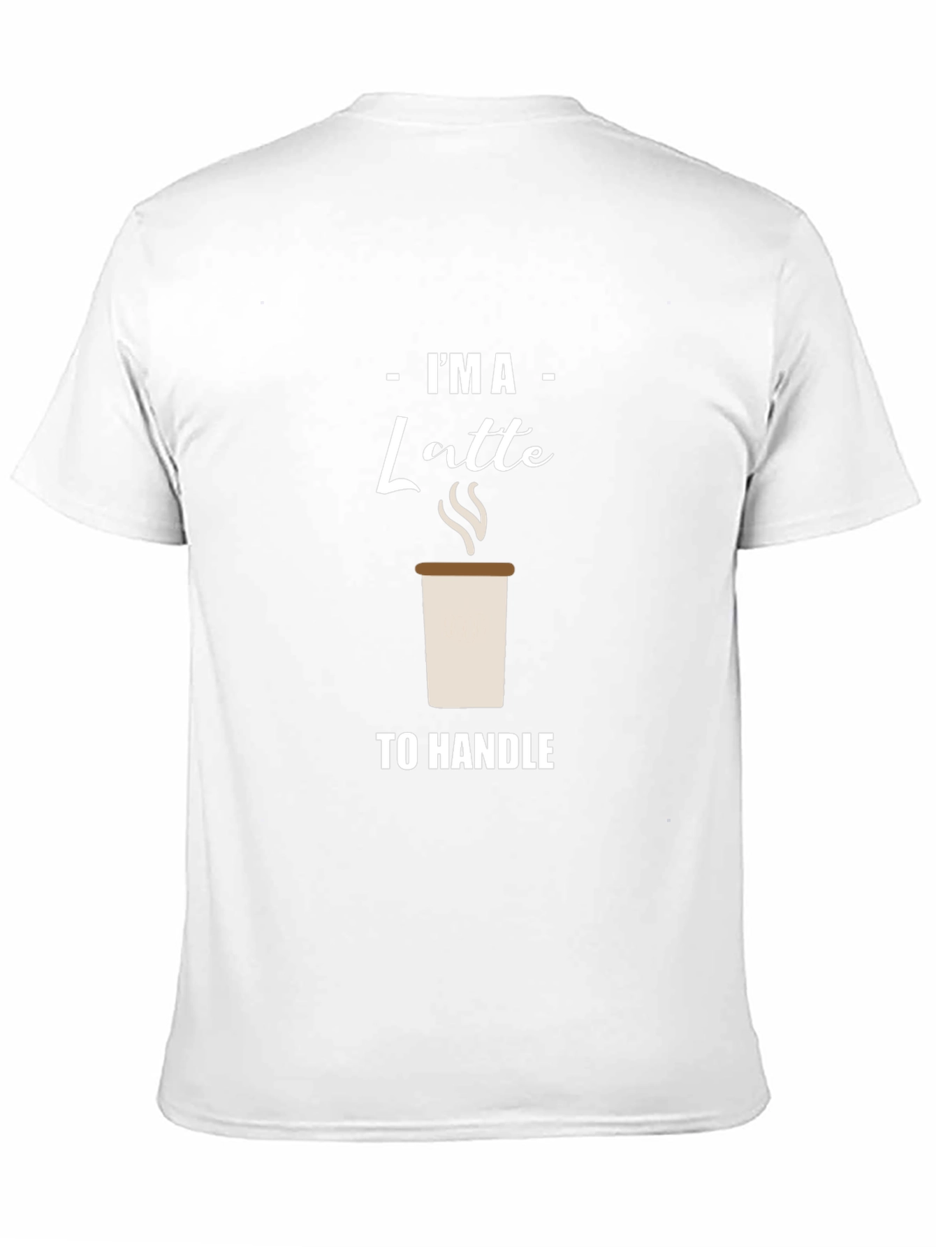 Black I'm A Latte to Handle Graphic T-Shirt view 11